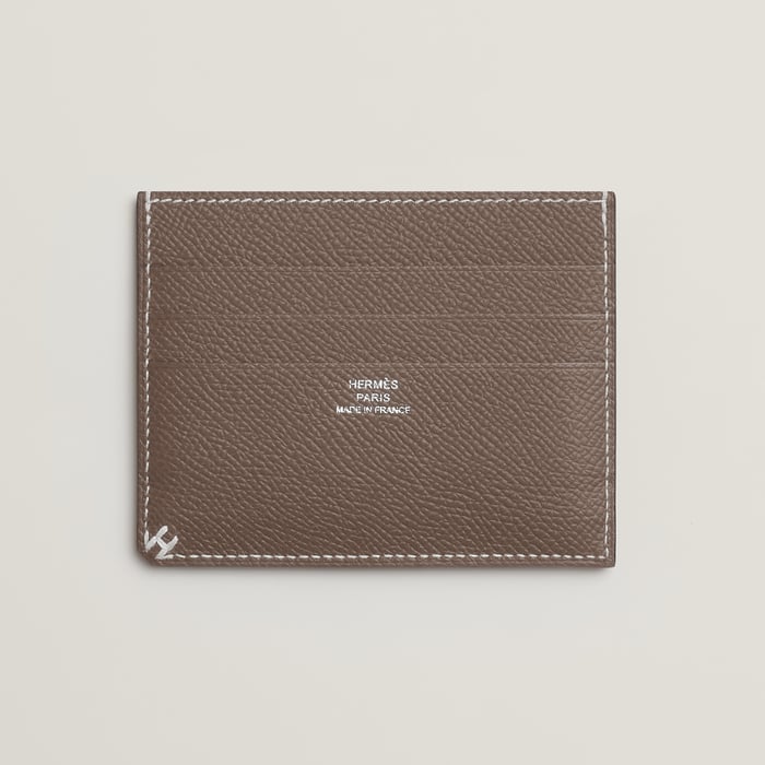 Étoupe H Sellier Card Holder