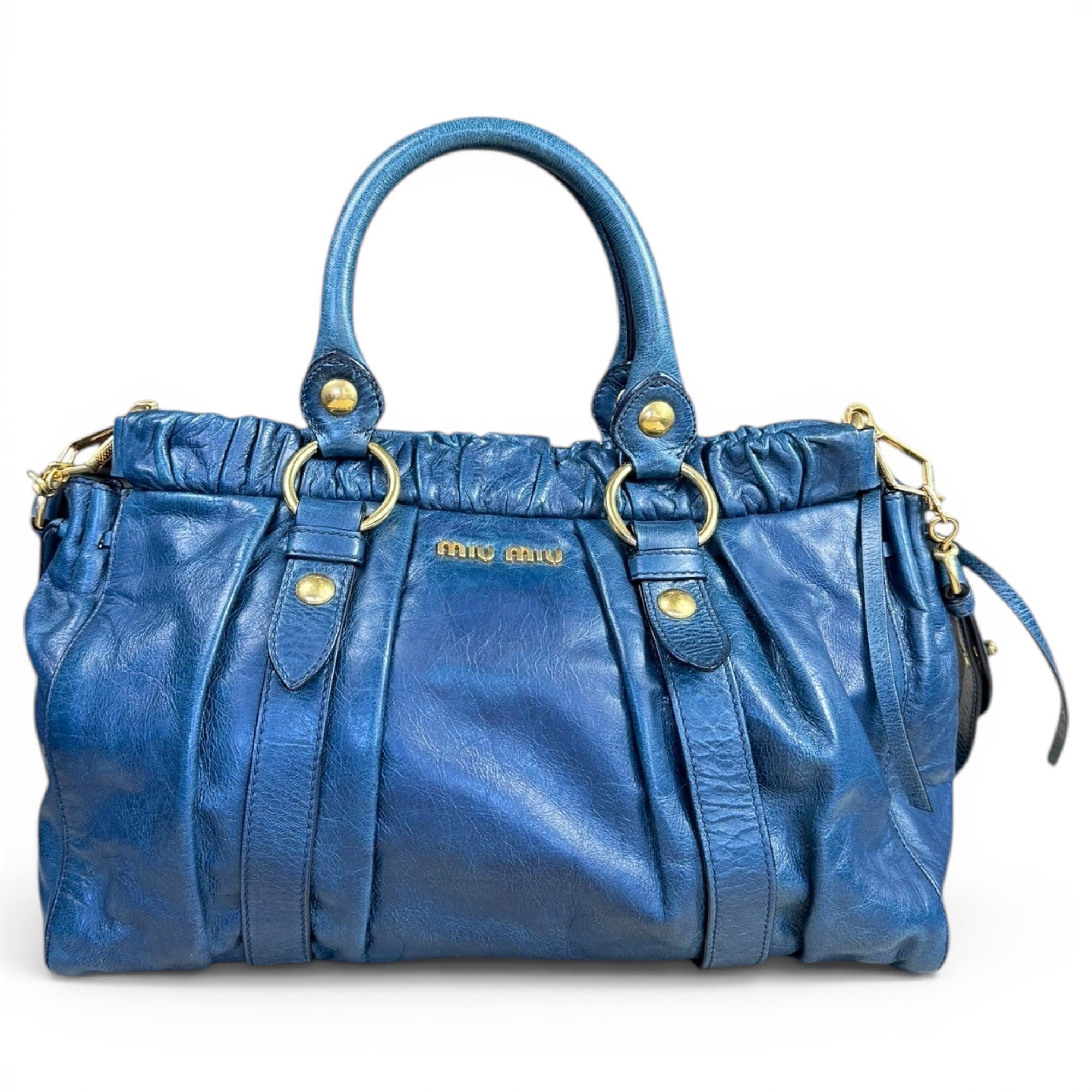 Vitello leather handbag
