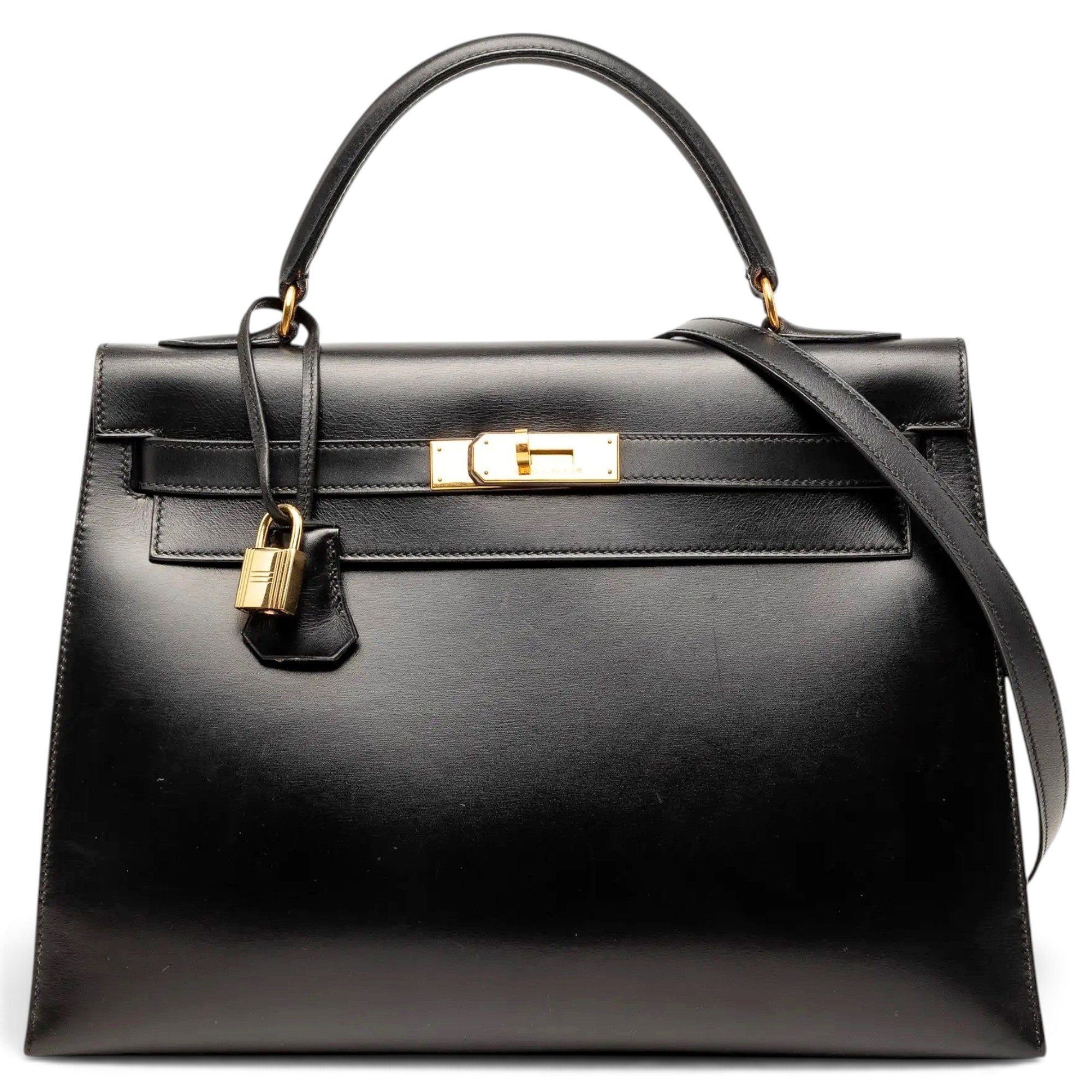 Kelly 32 leather handbag