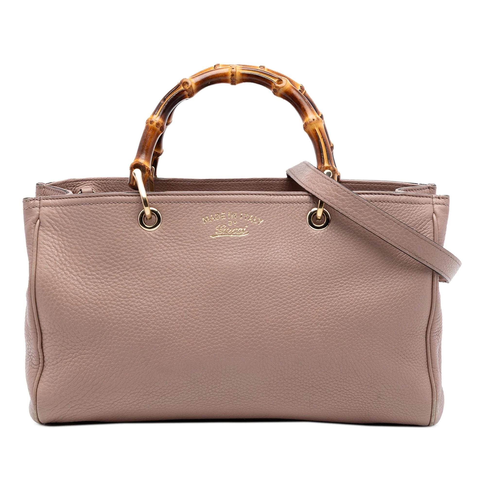 Bamboo pony-style calfskin satchel