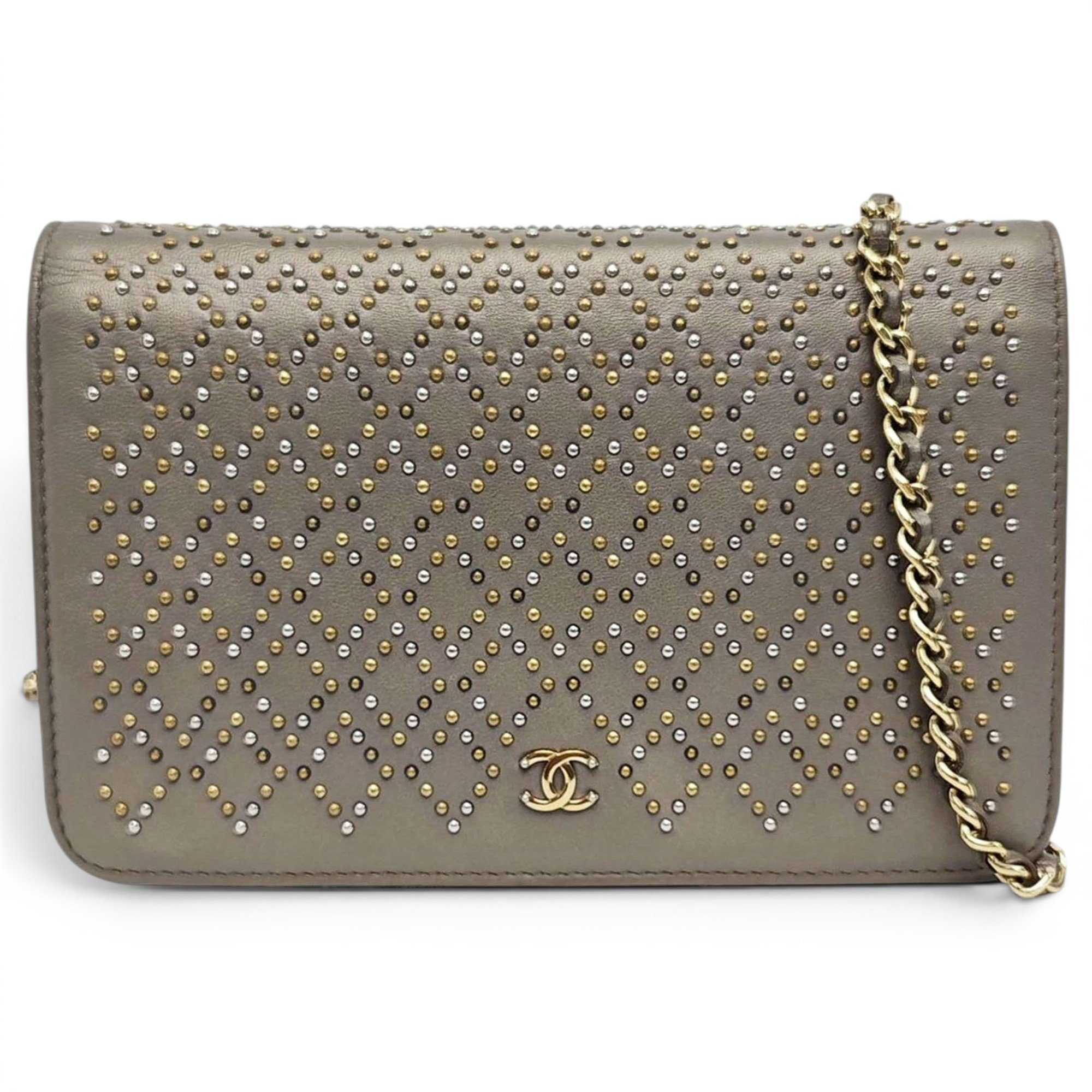 Wallet On Chain Timeless/Classique leather crossbody bag