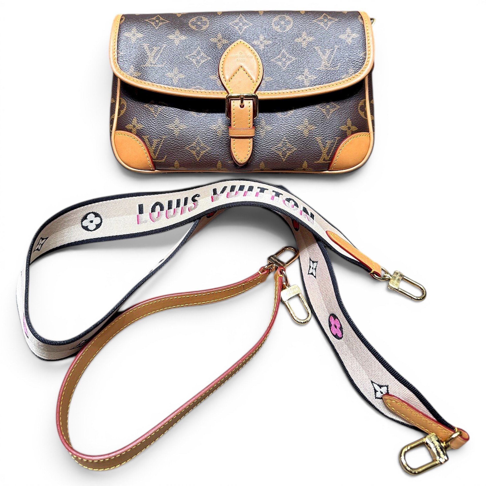 Diane leather crossbody bag
