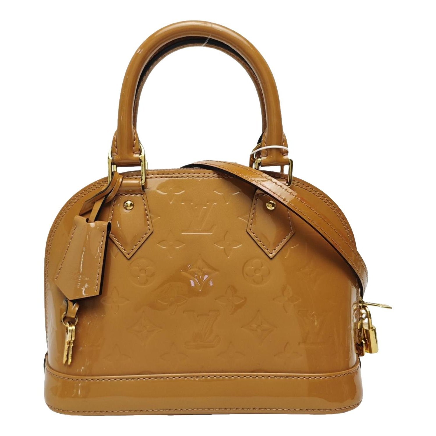 Alma patent leather handbag