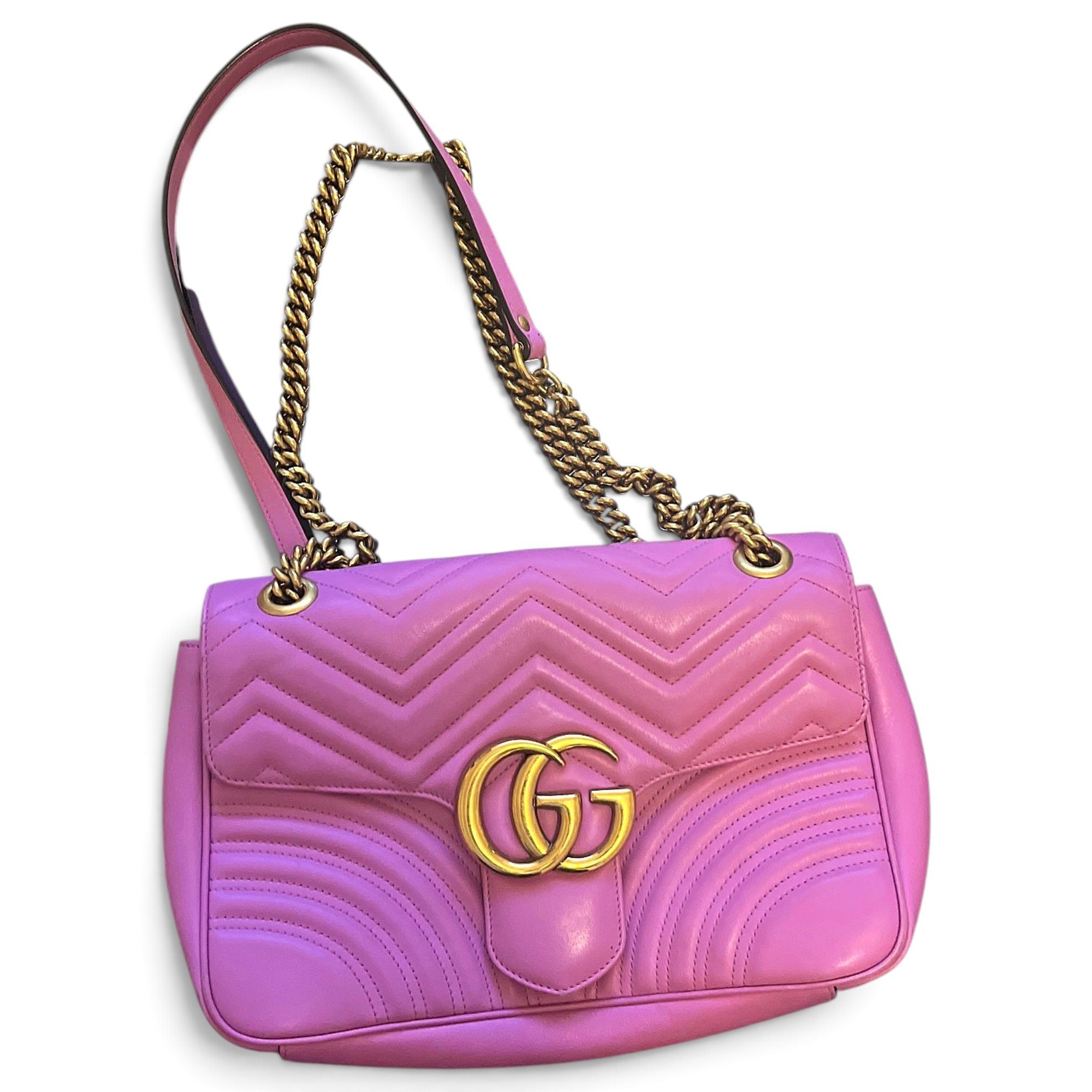 GG Marmont Flap leather handbag