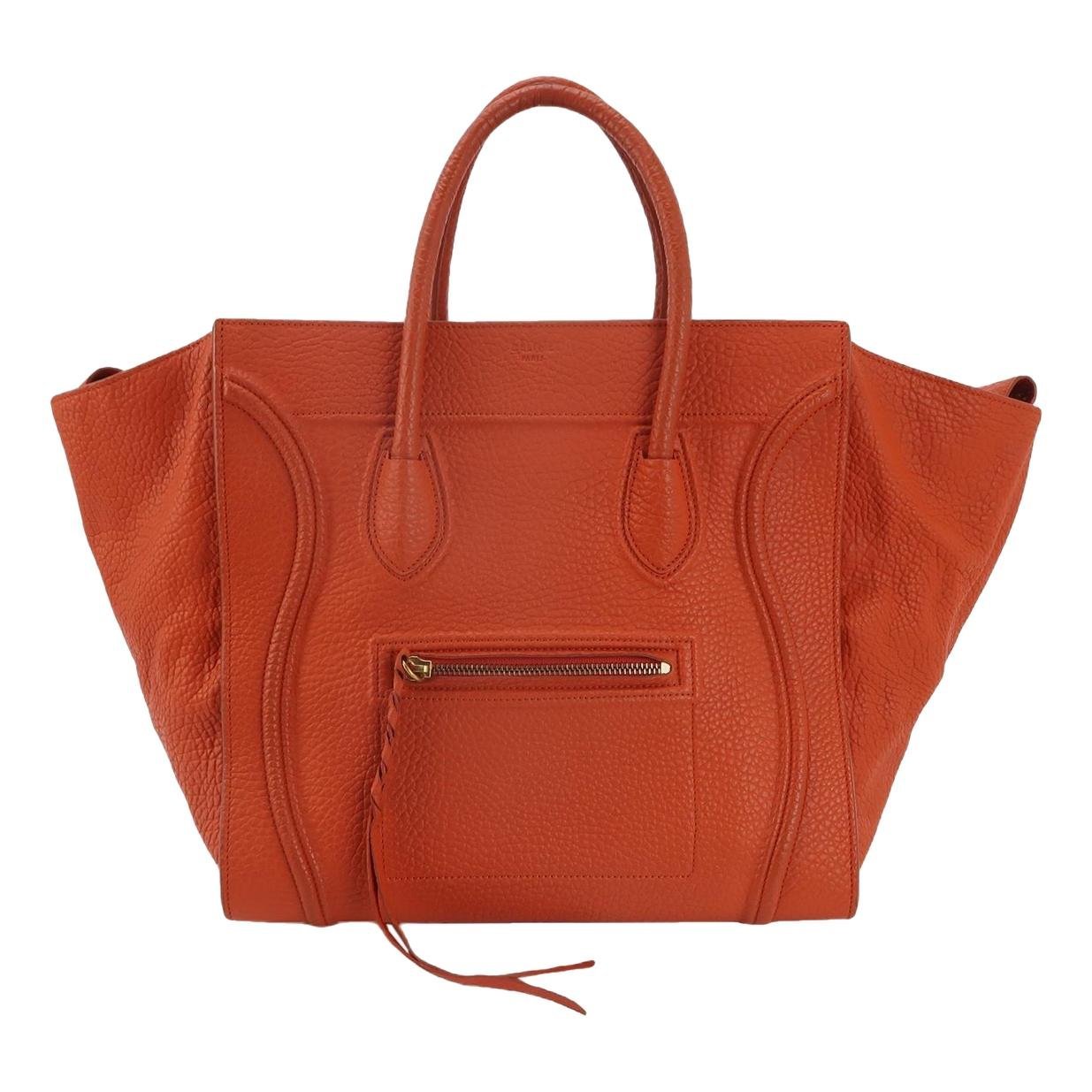 Luggage leather handbag