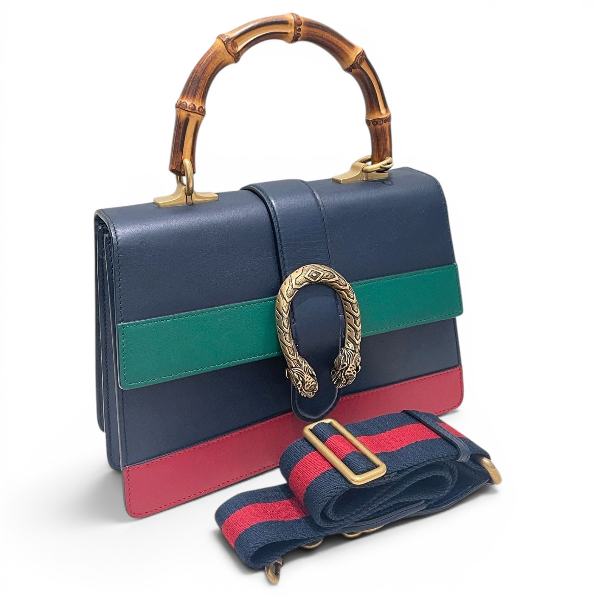 Dionysus Bamboo leather handbag