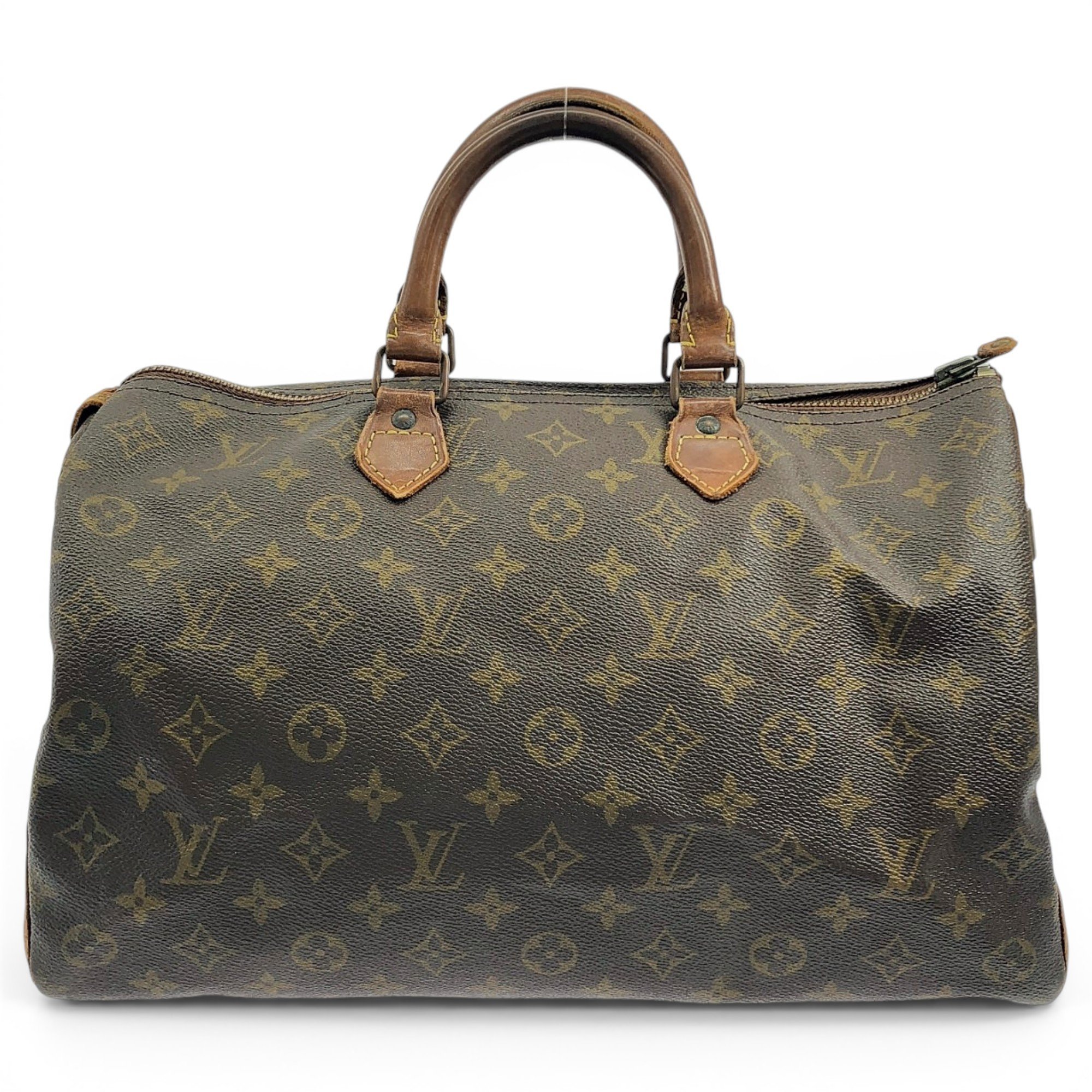 Speedy leather handbag