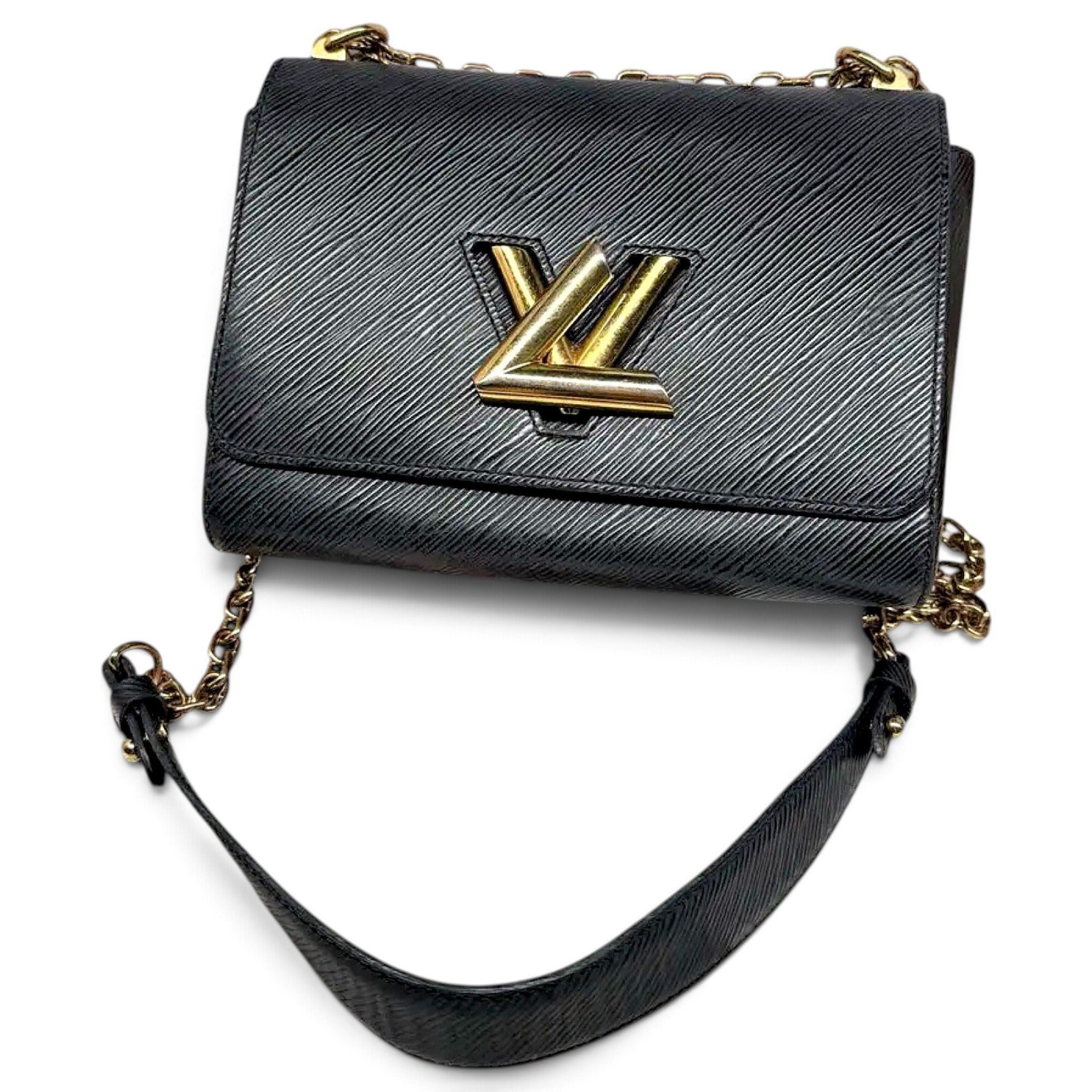Twist leather handbag