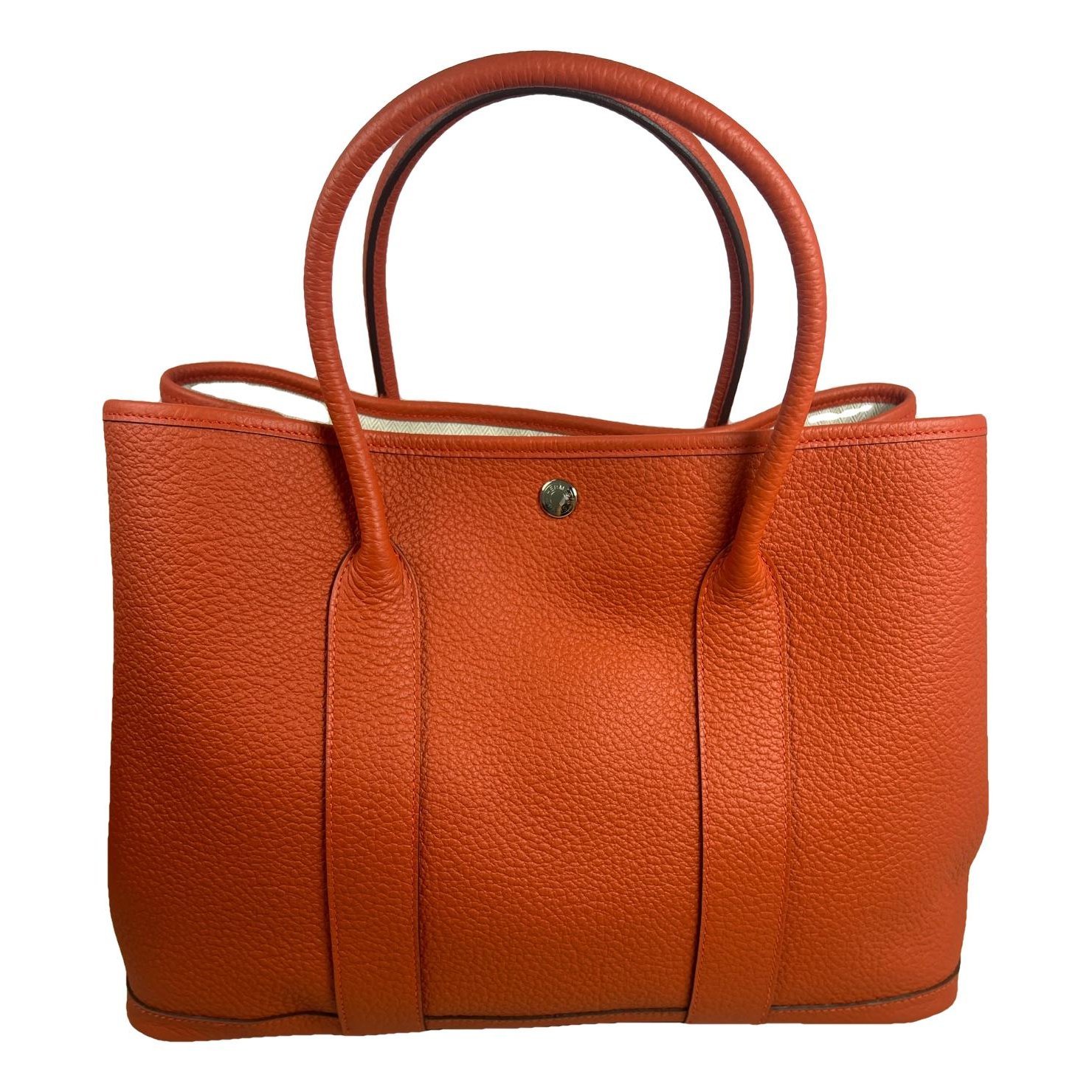 Garden Party leather handbag