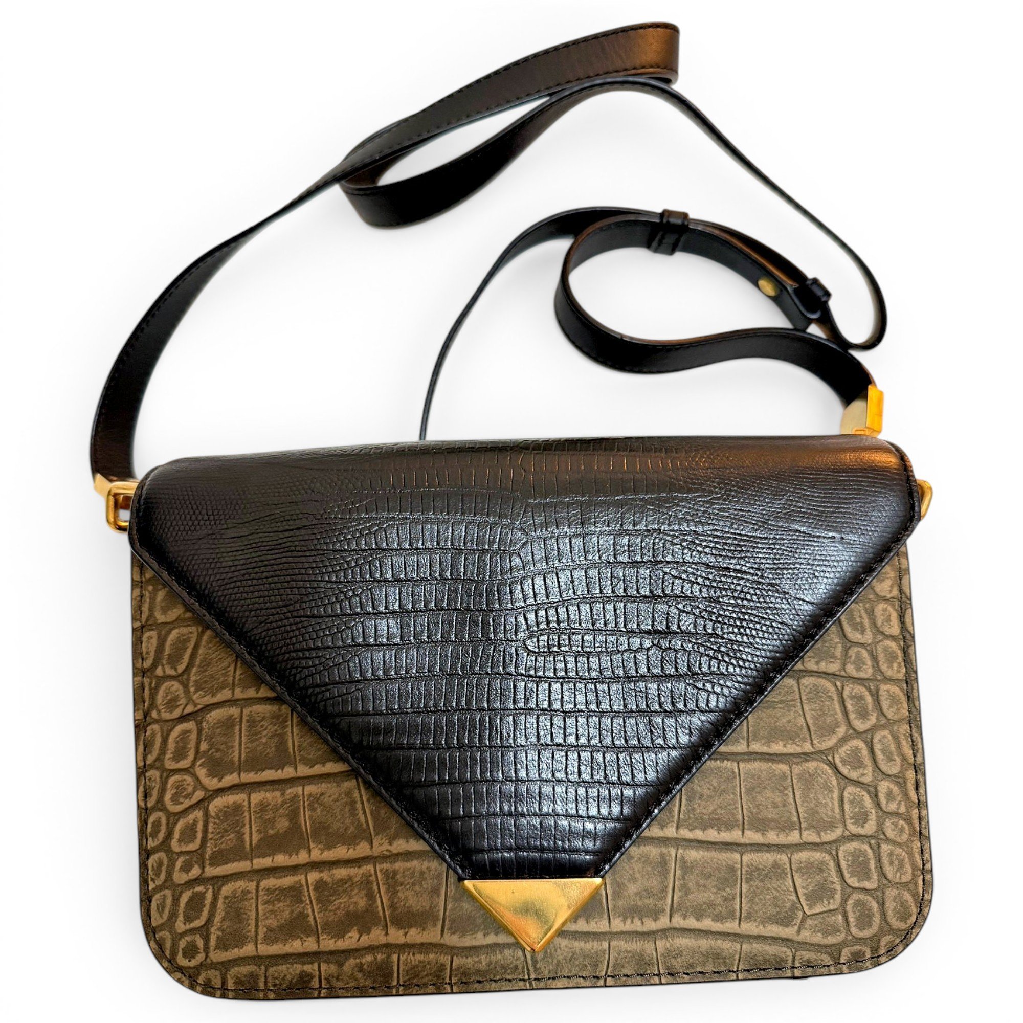 Prisma leather crossbody bag