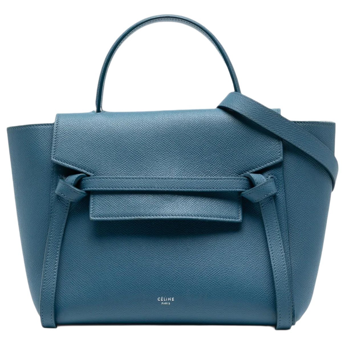 Belt leather satchel