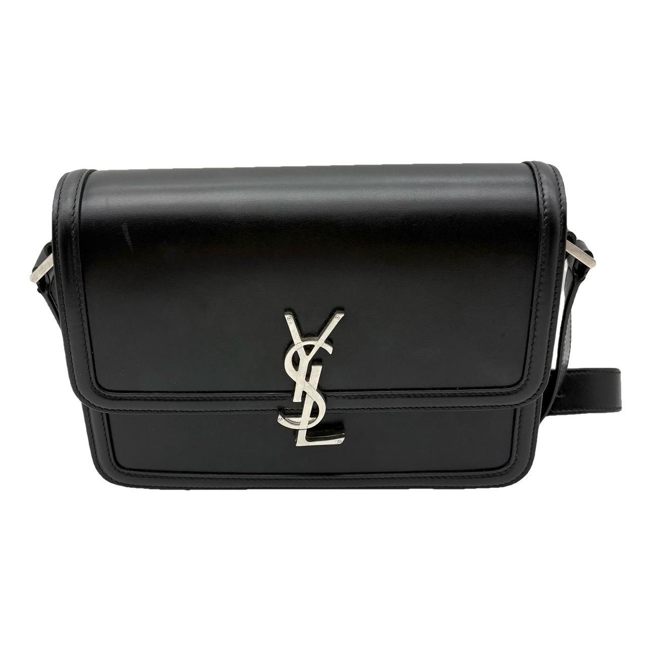 Solférino leather handbag