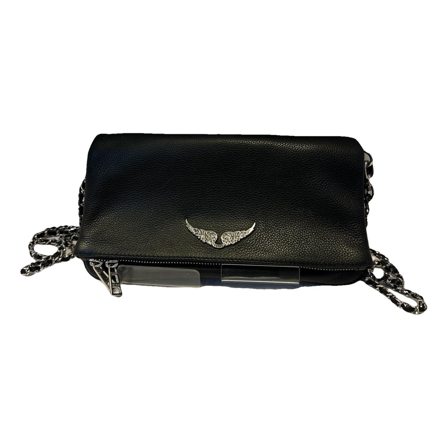Rock leather crossbody bag