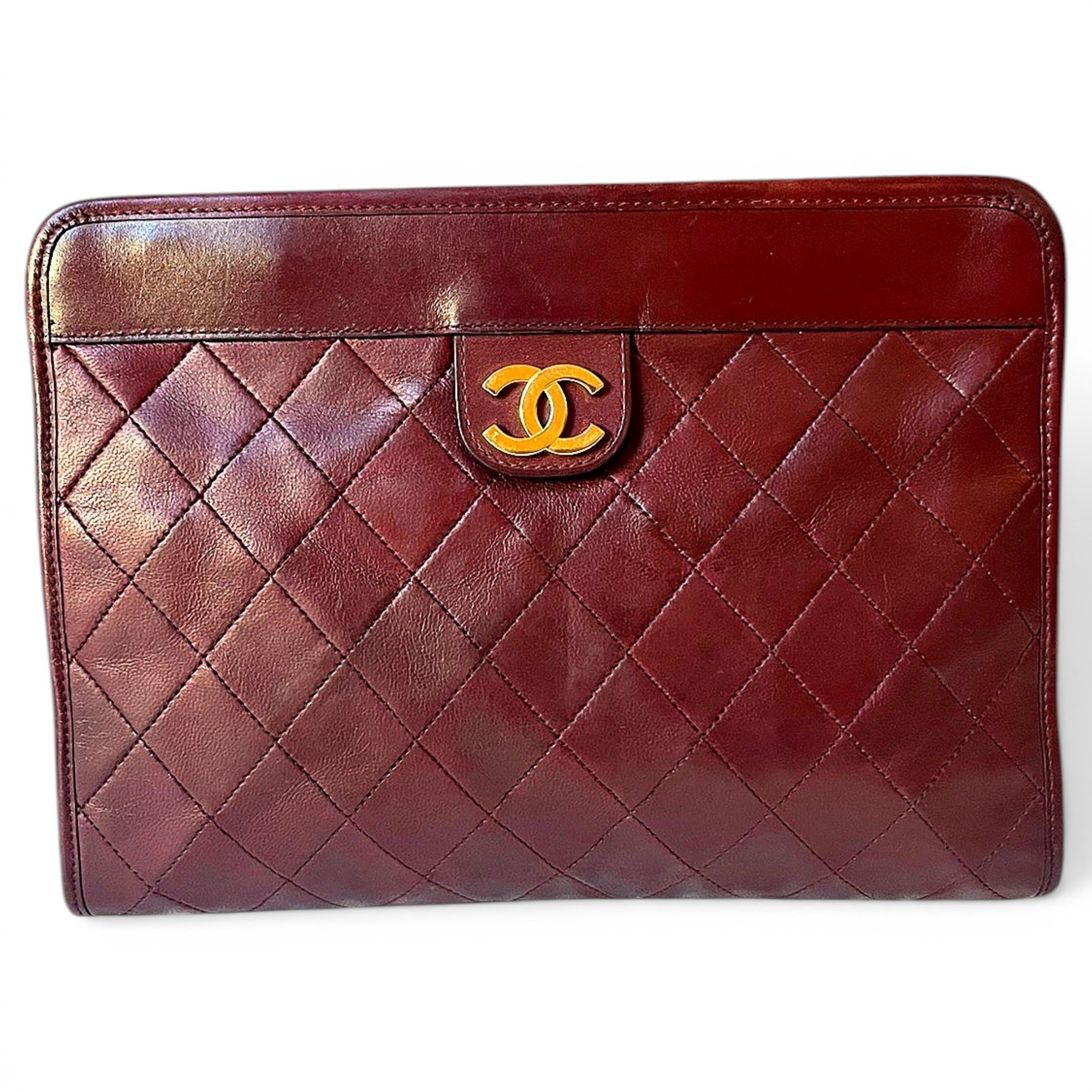 Timeless/Classique leather clutch bag