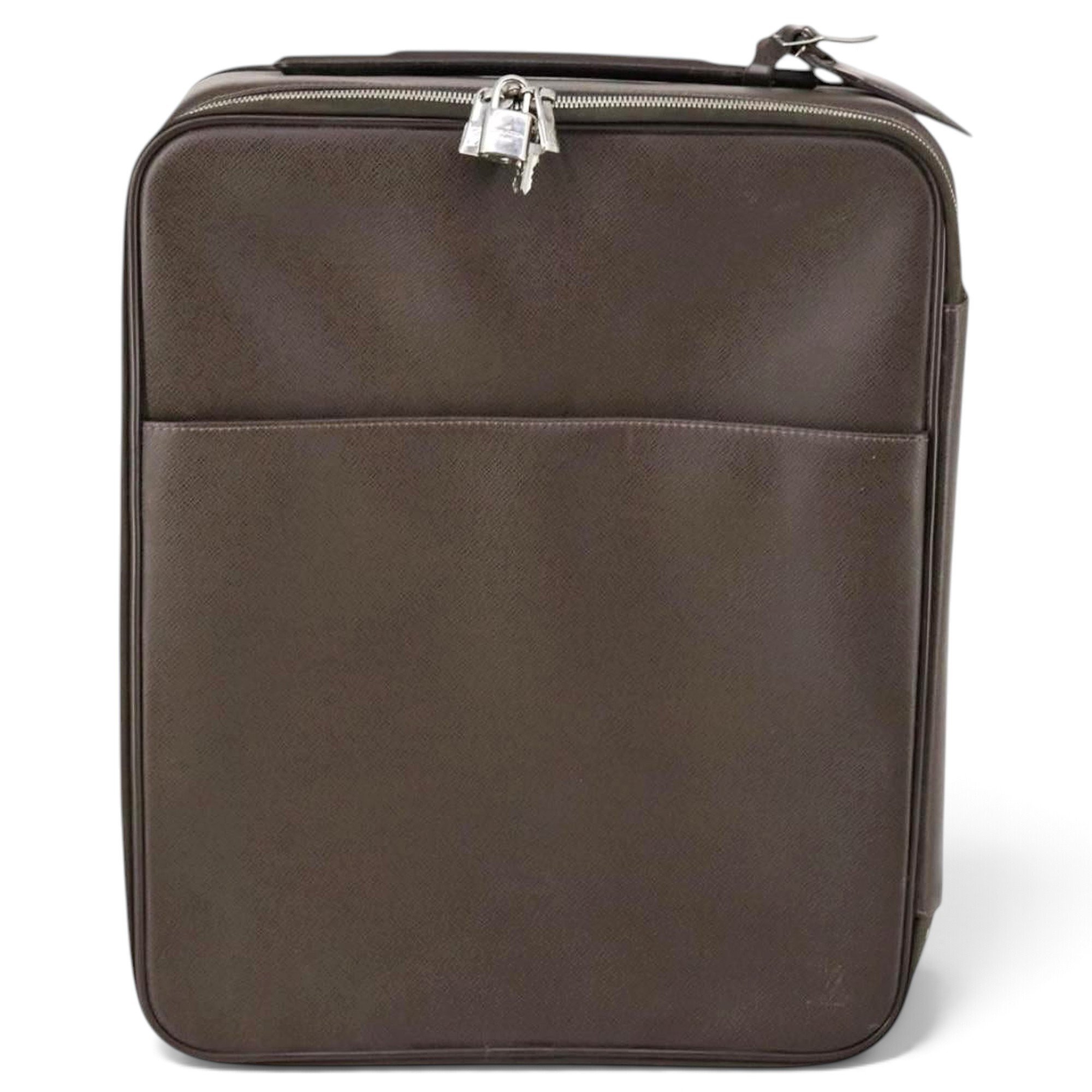 Leather travel bag