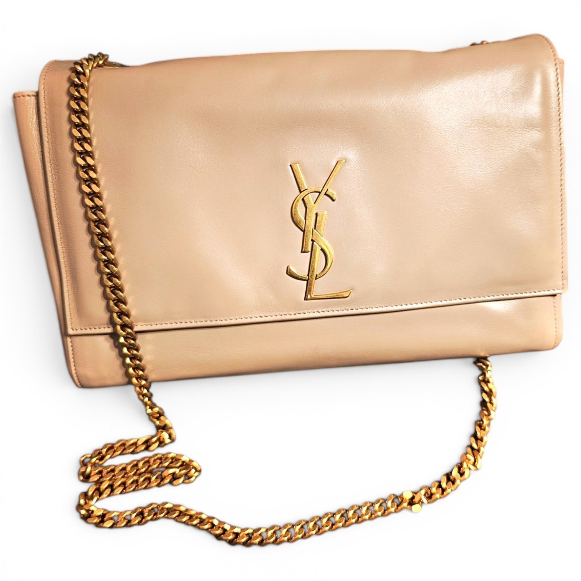 Reversible kate leather handbag