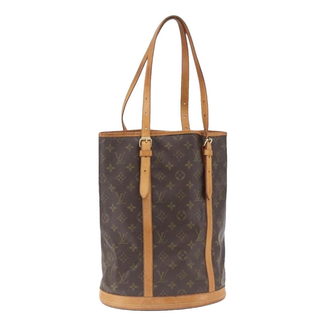 Bucket leather tote