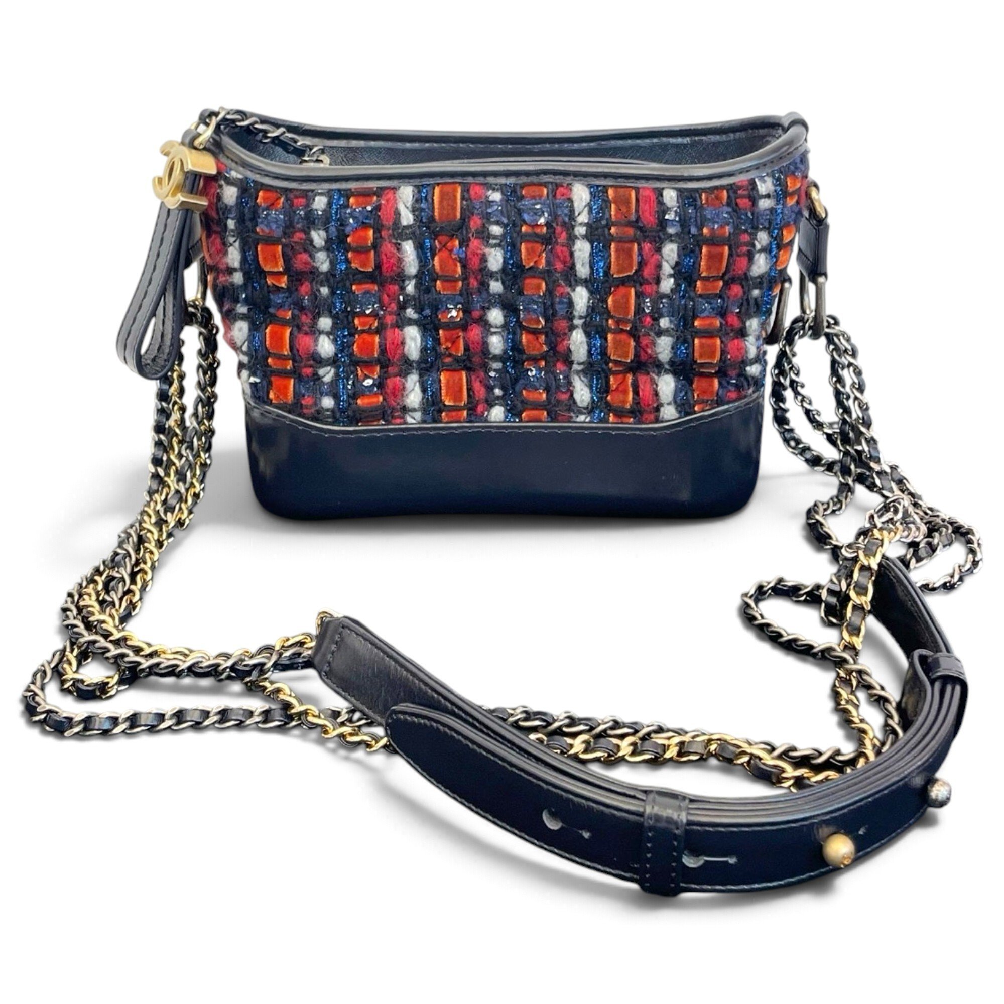 Gabrielle tweed crossbody bag