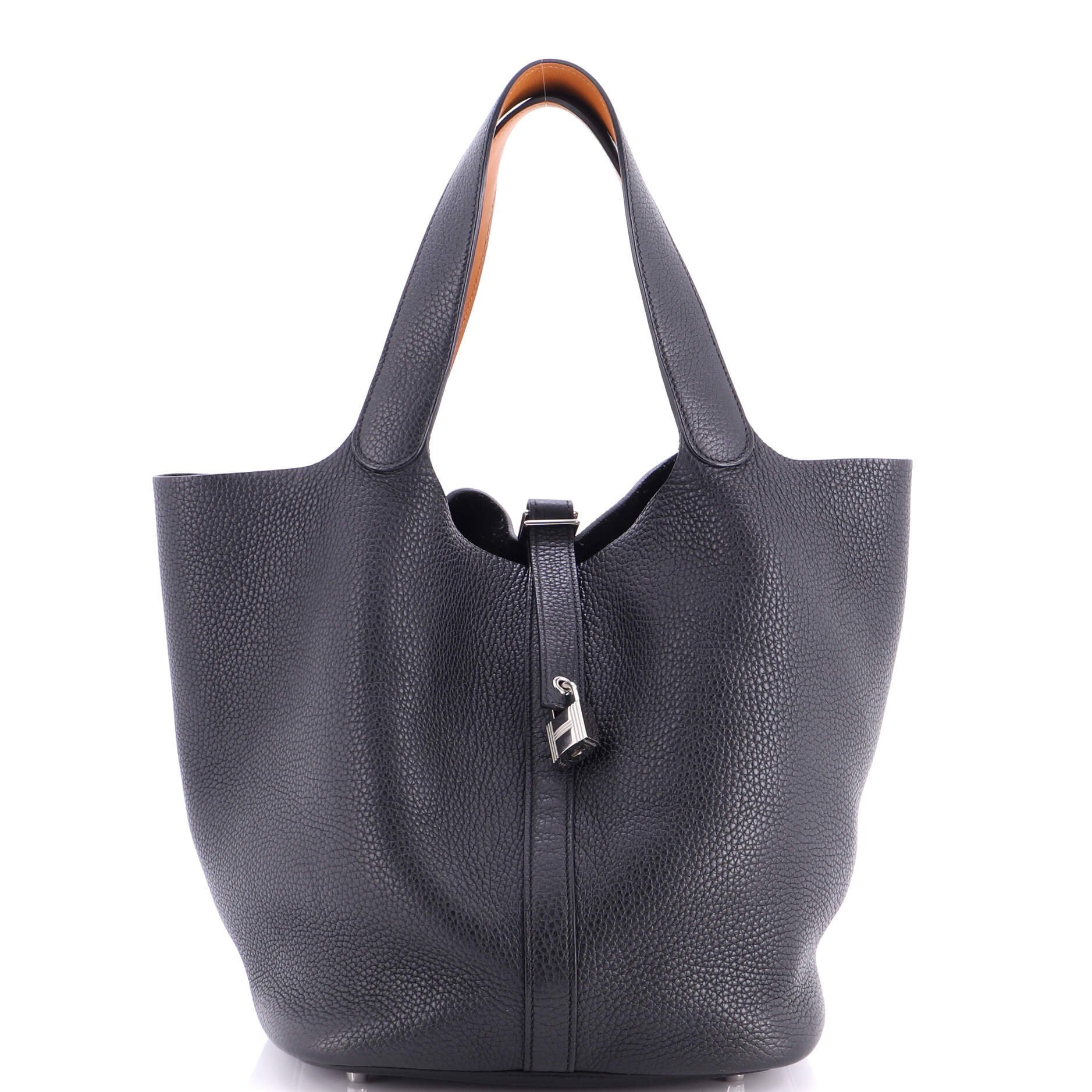 Picotin leather handbag