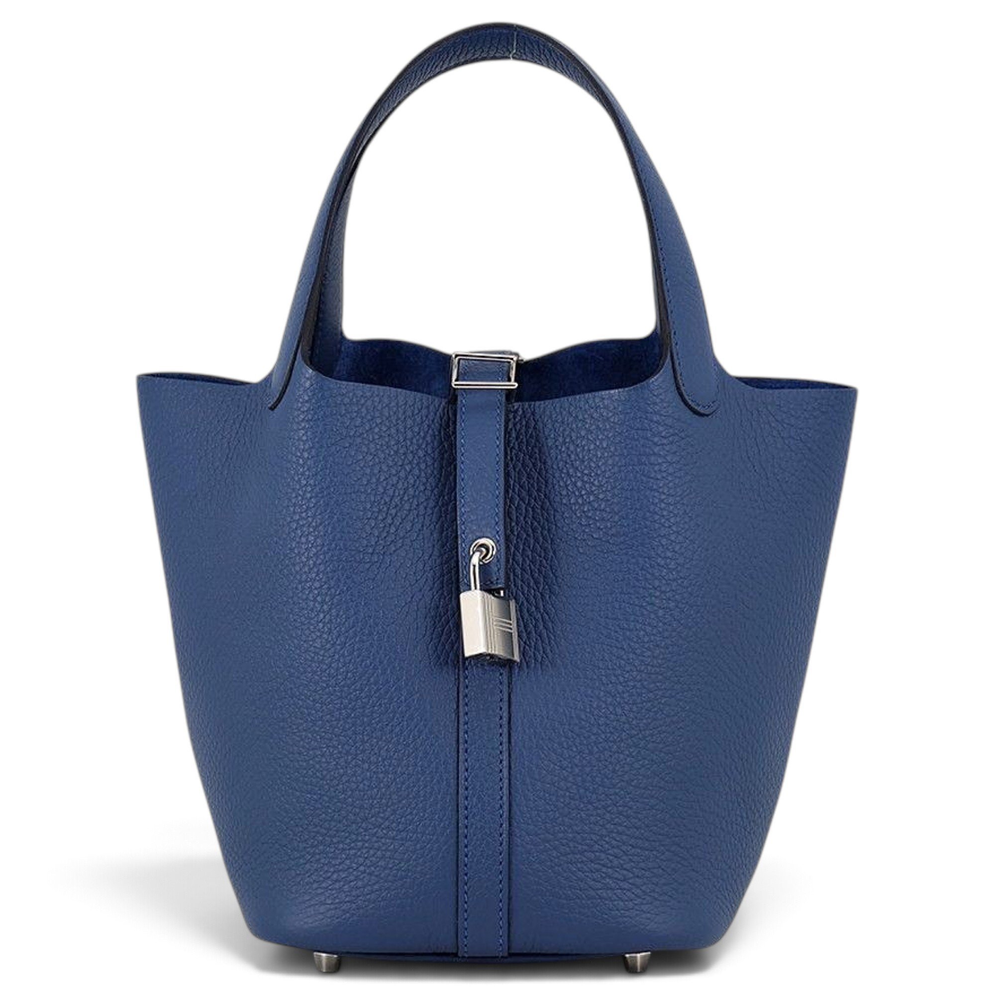 Picotin leather tote