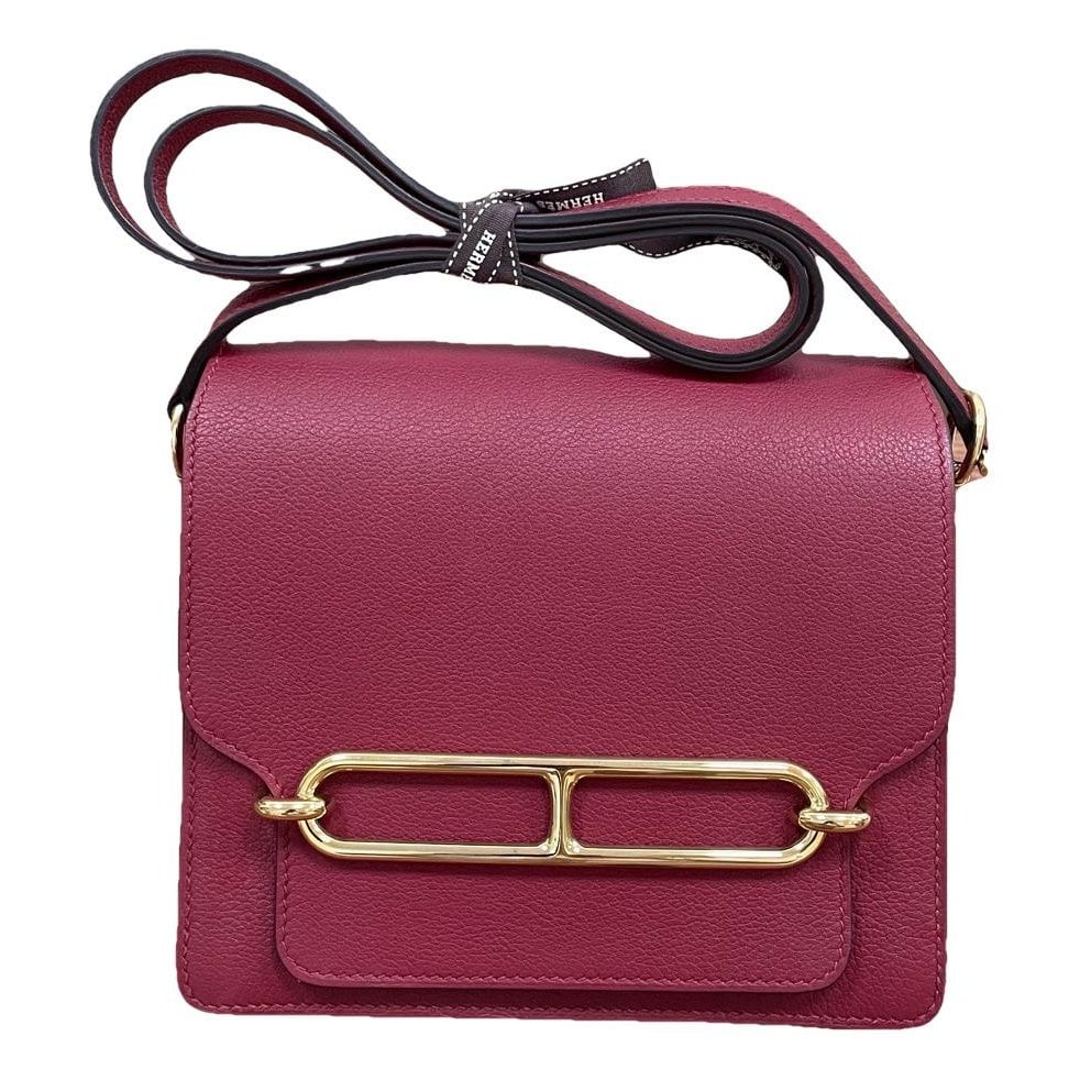 Hermes Roulis Handbag Rouge Grenat