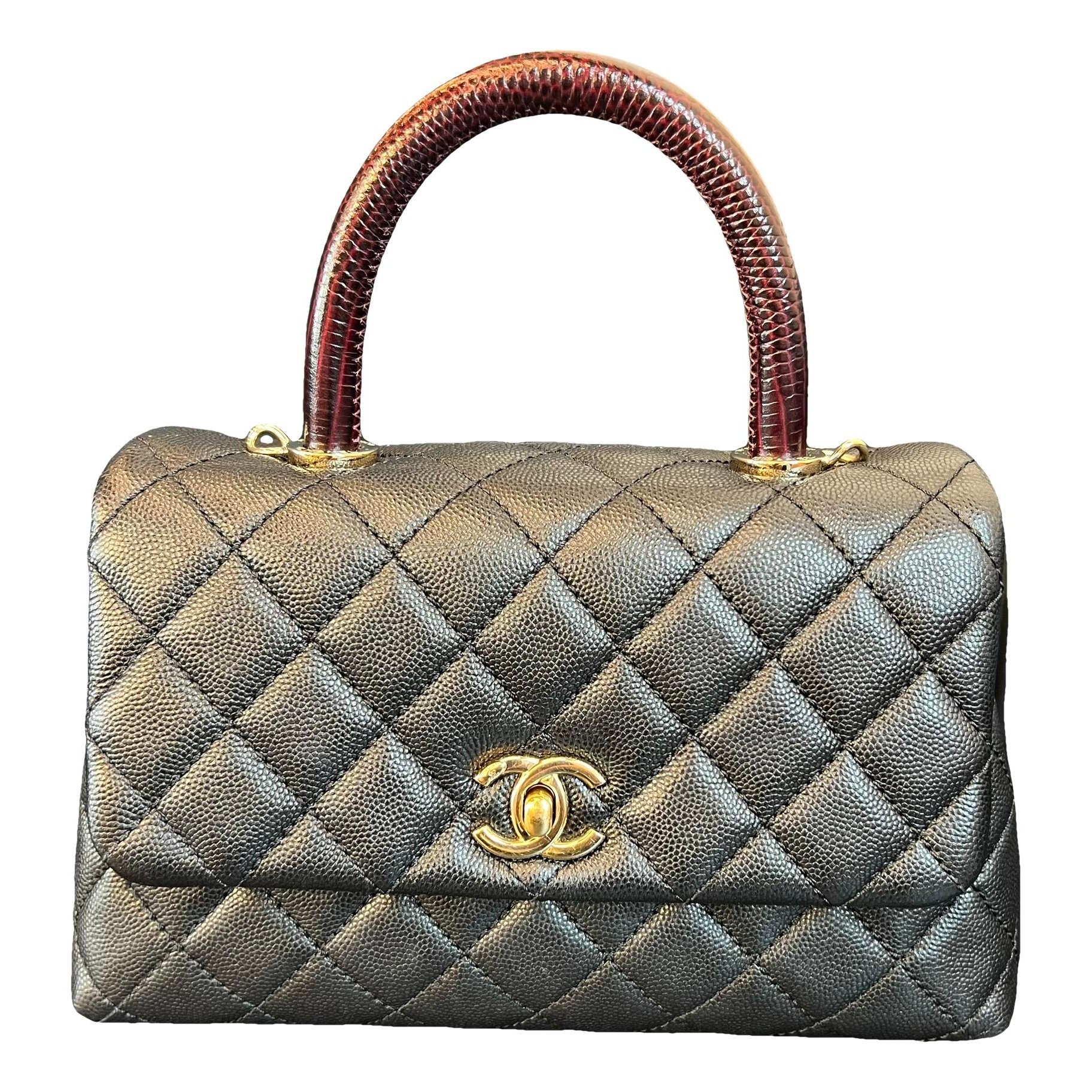 Coco Handle leather handbag