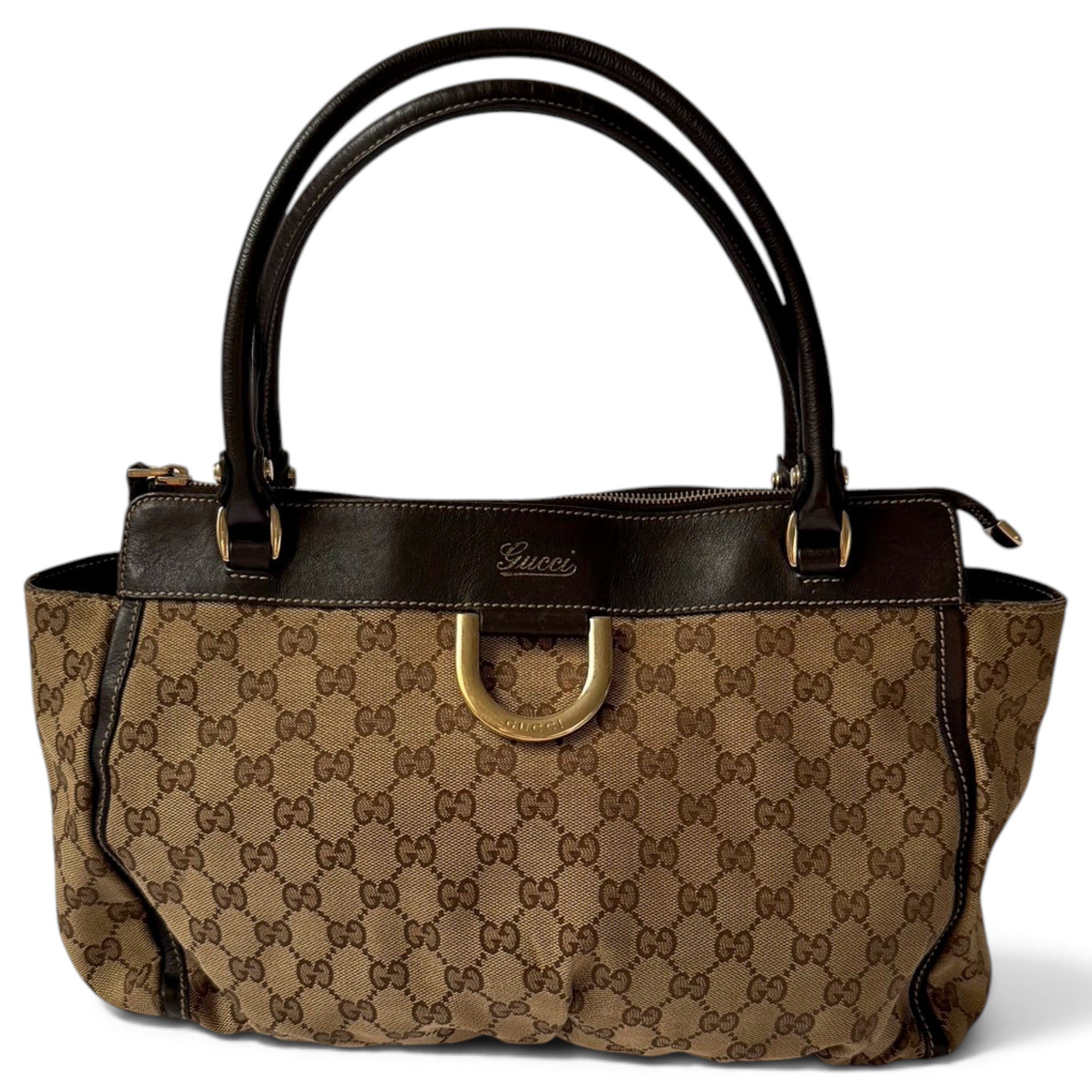 D-Ring leather tote
