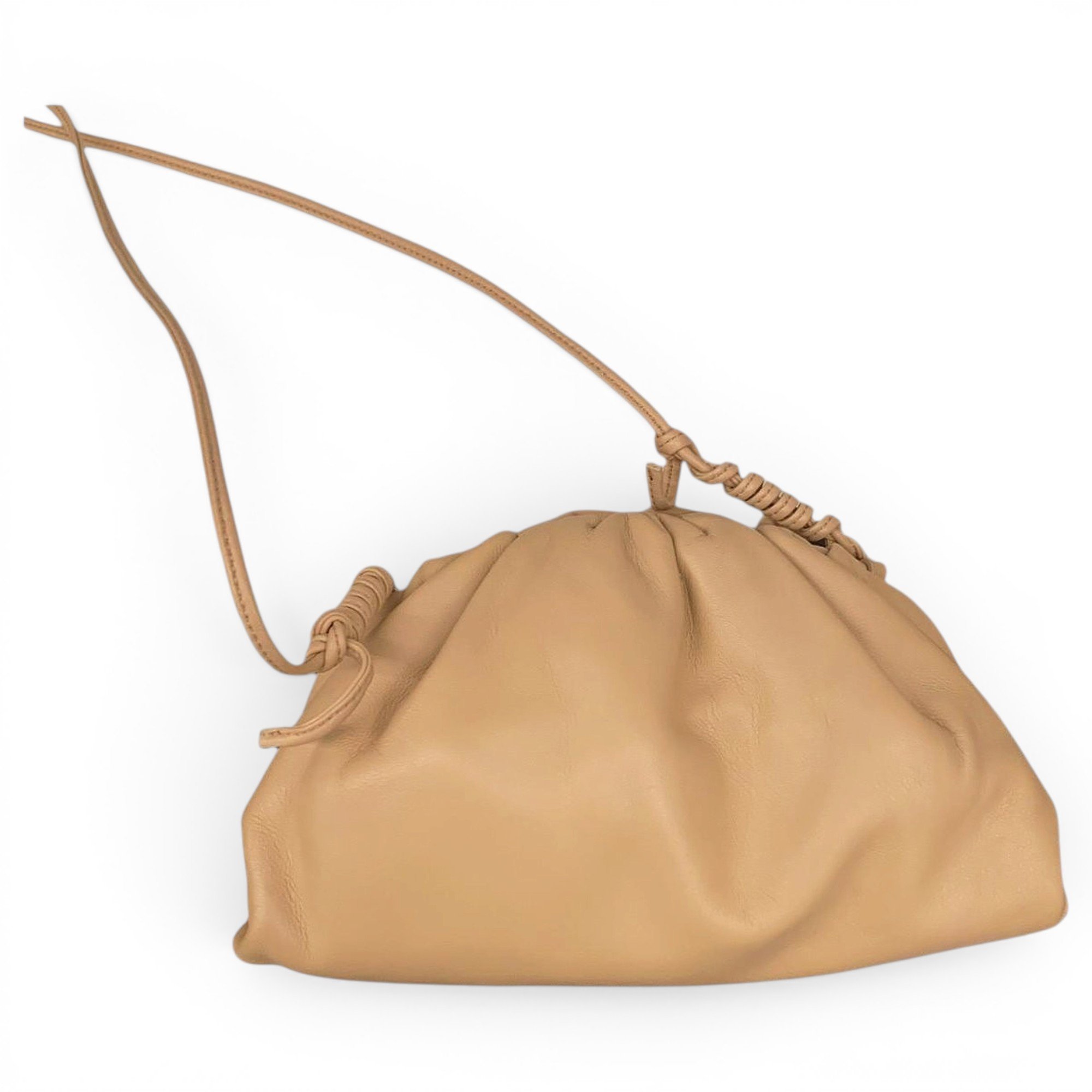 Pouch leather handbag