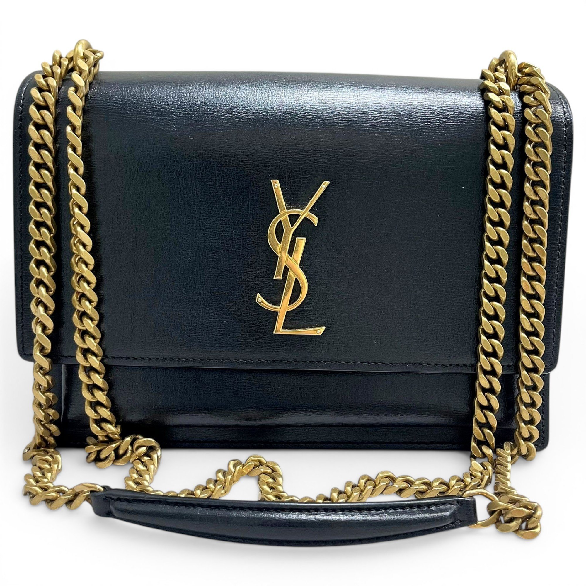 Sunset leather handbag