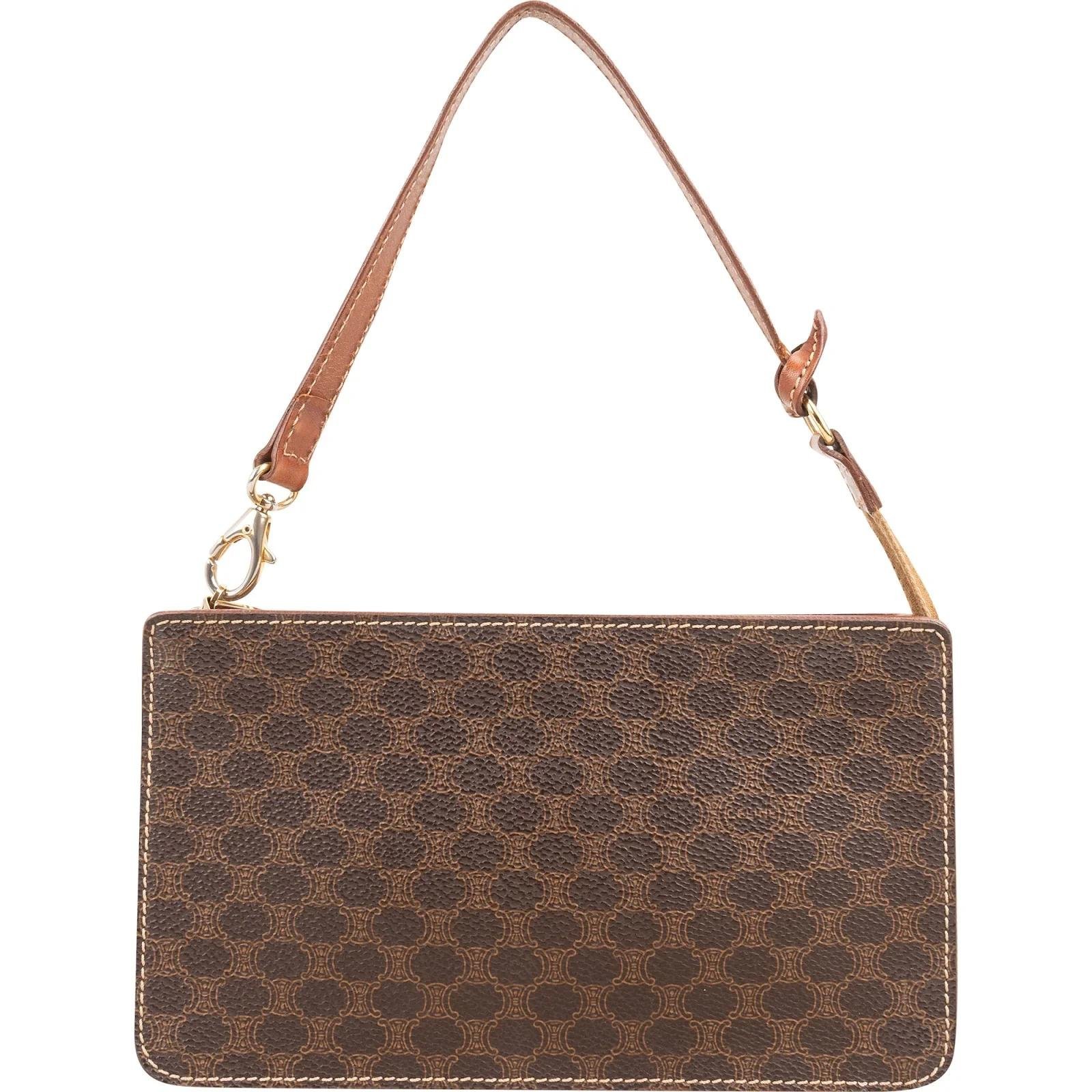 Triomphe leather handbag