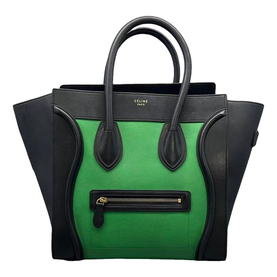 Luggage leather handbag