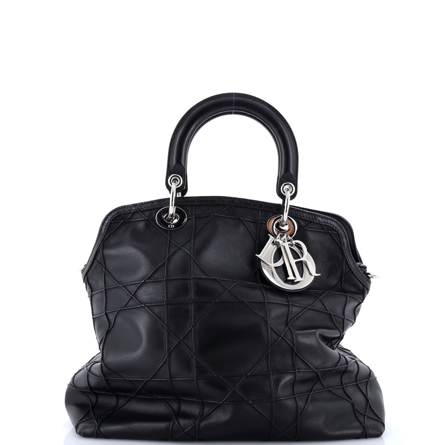 Granville Satchel Cannage Quilt Leather Medium