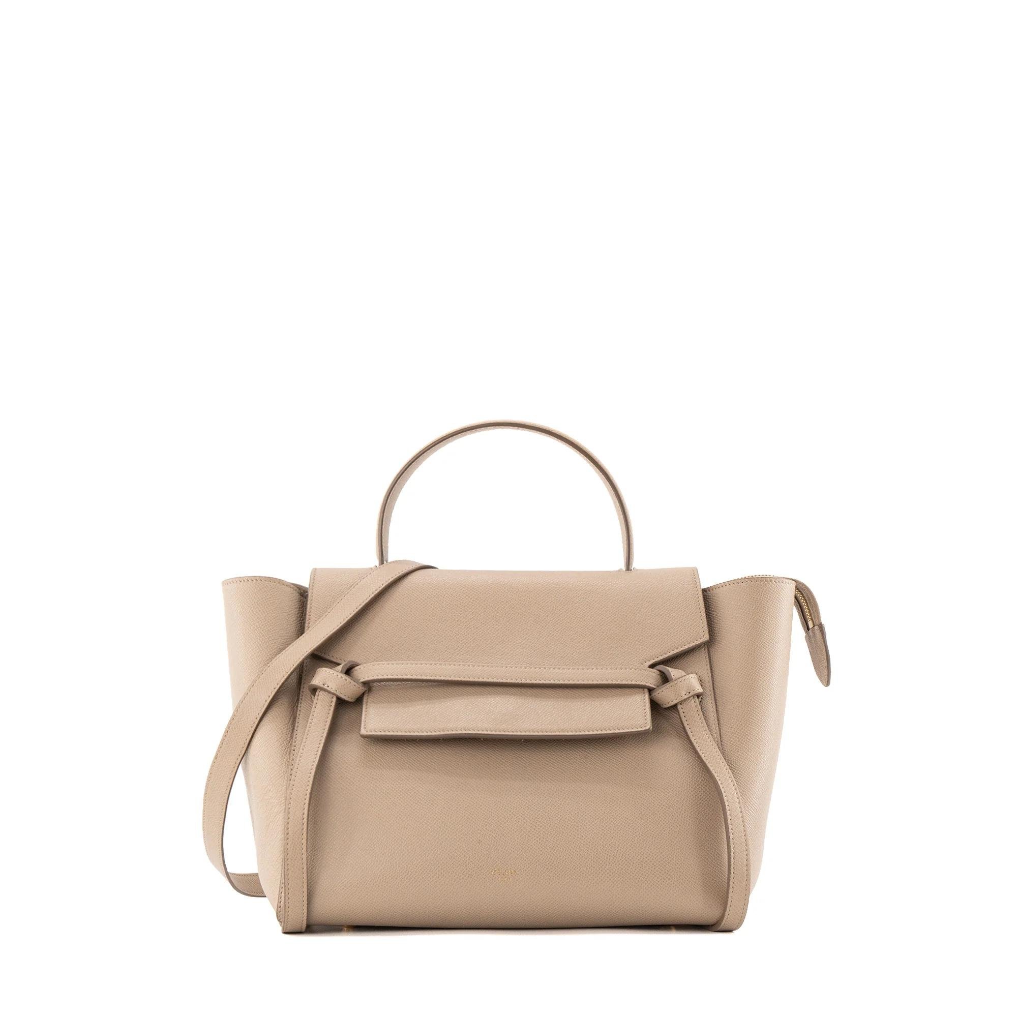Belt leather handbag