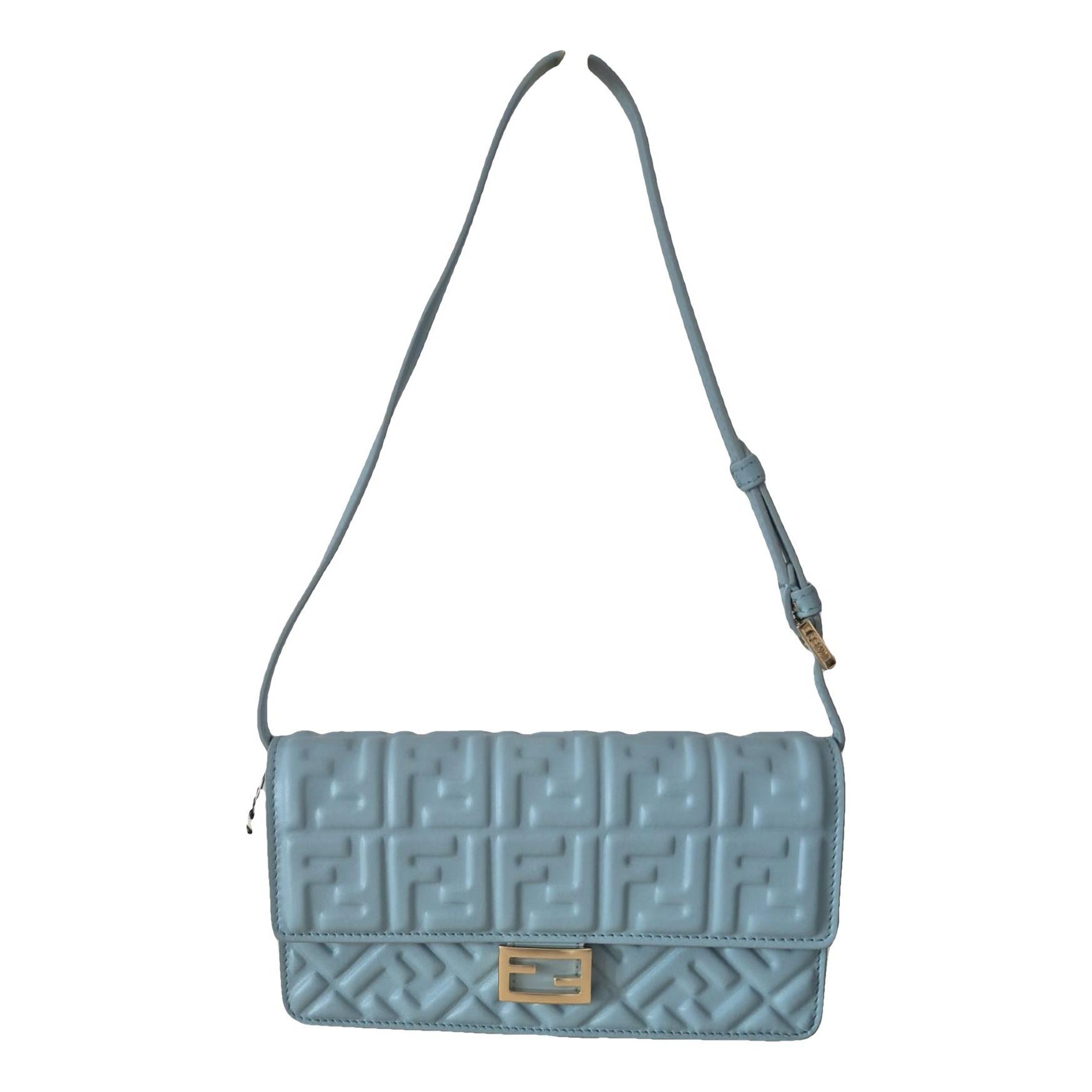 Wallet On Chain leather handbag