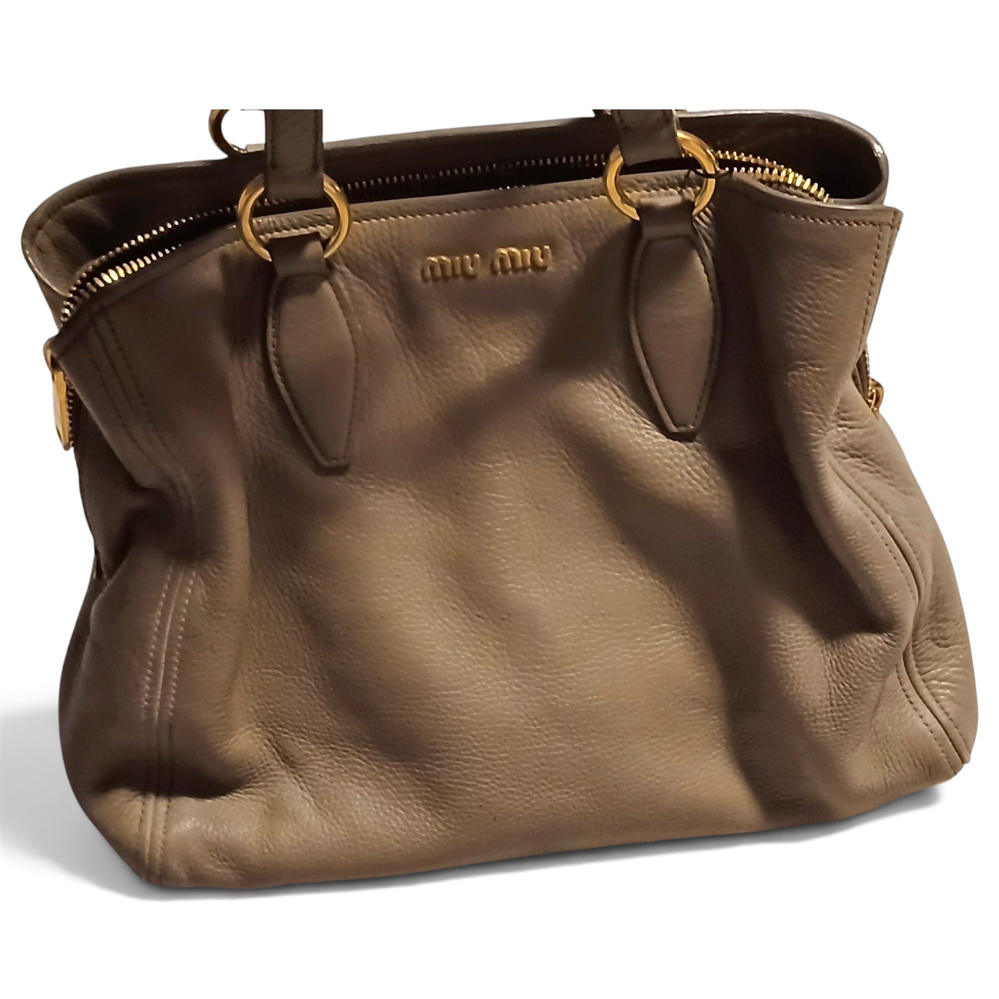 Leather handbag