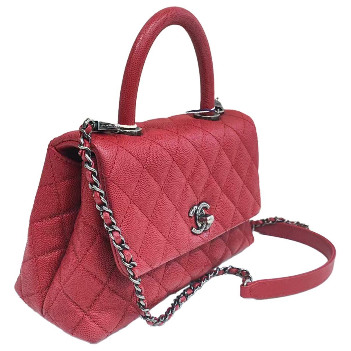Coco Handle leather handbag