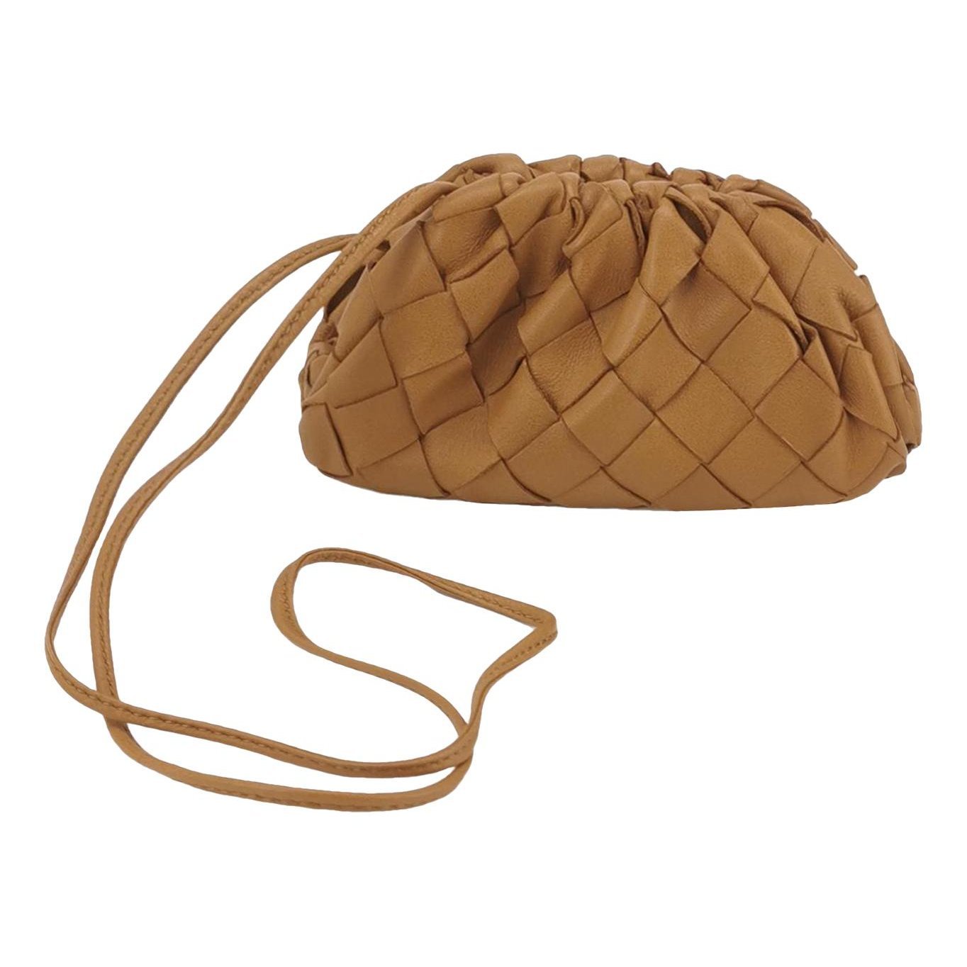 Pouch leather handbag