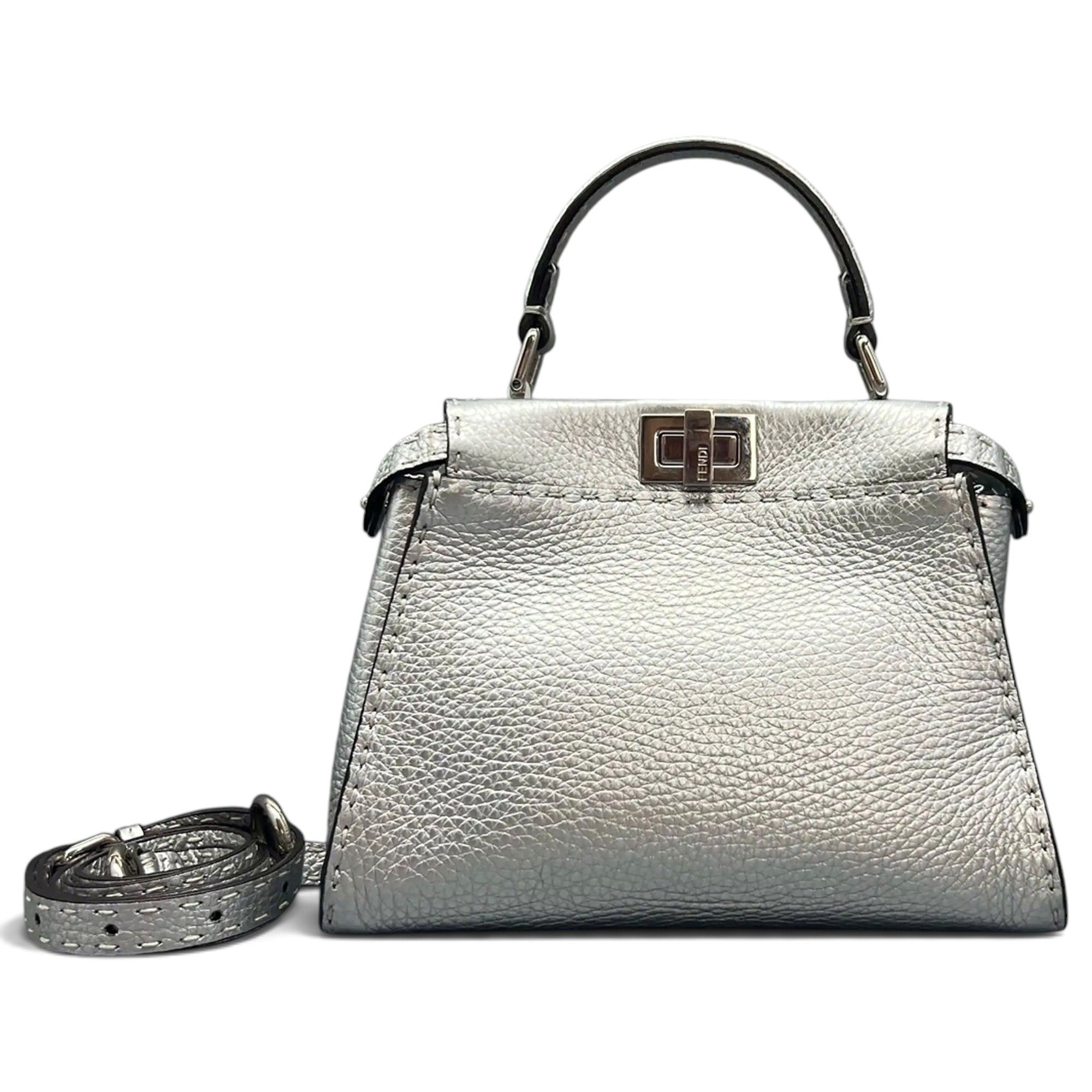 Peekaboo leather crossbody bag