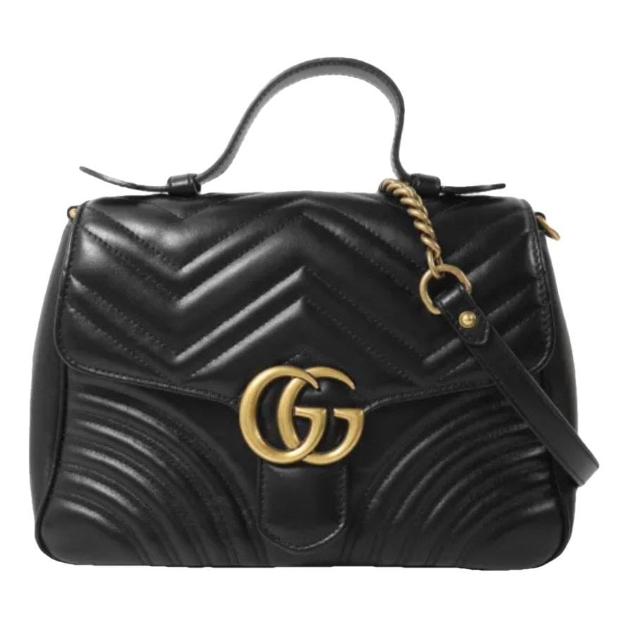 GG Marmont Flap leather handbag