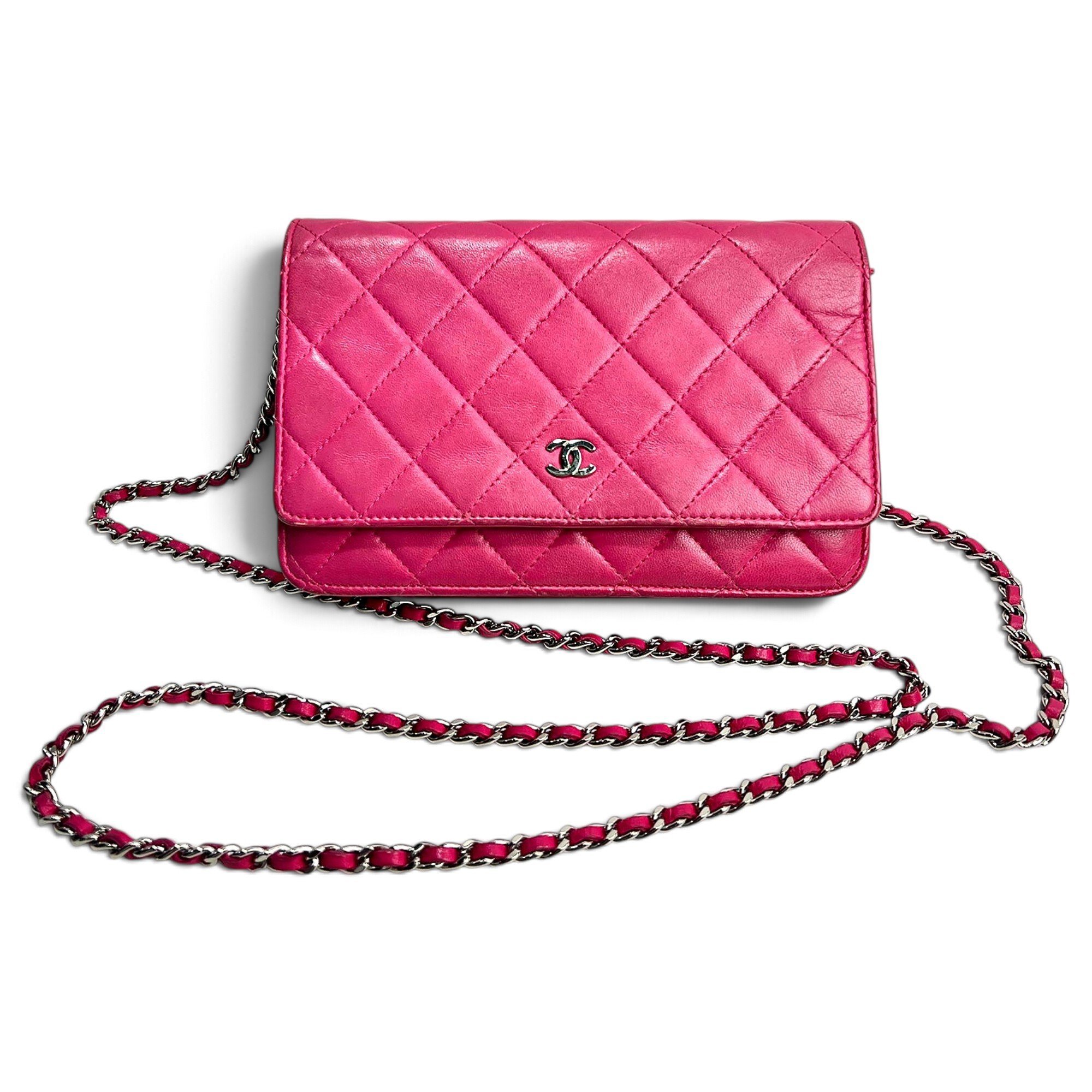 Wallet On Chain Timeless/Classique leather crossbody bag