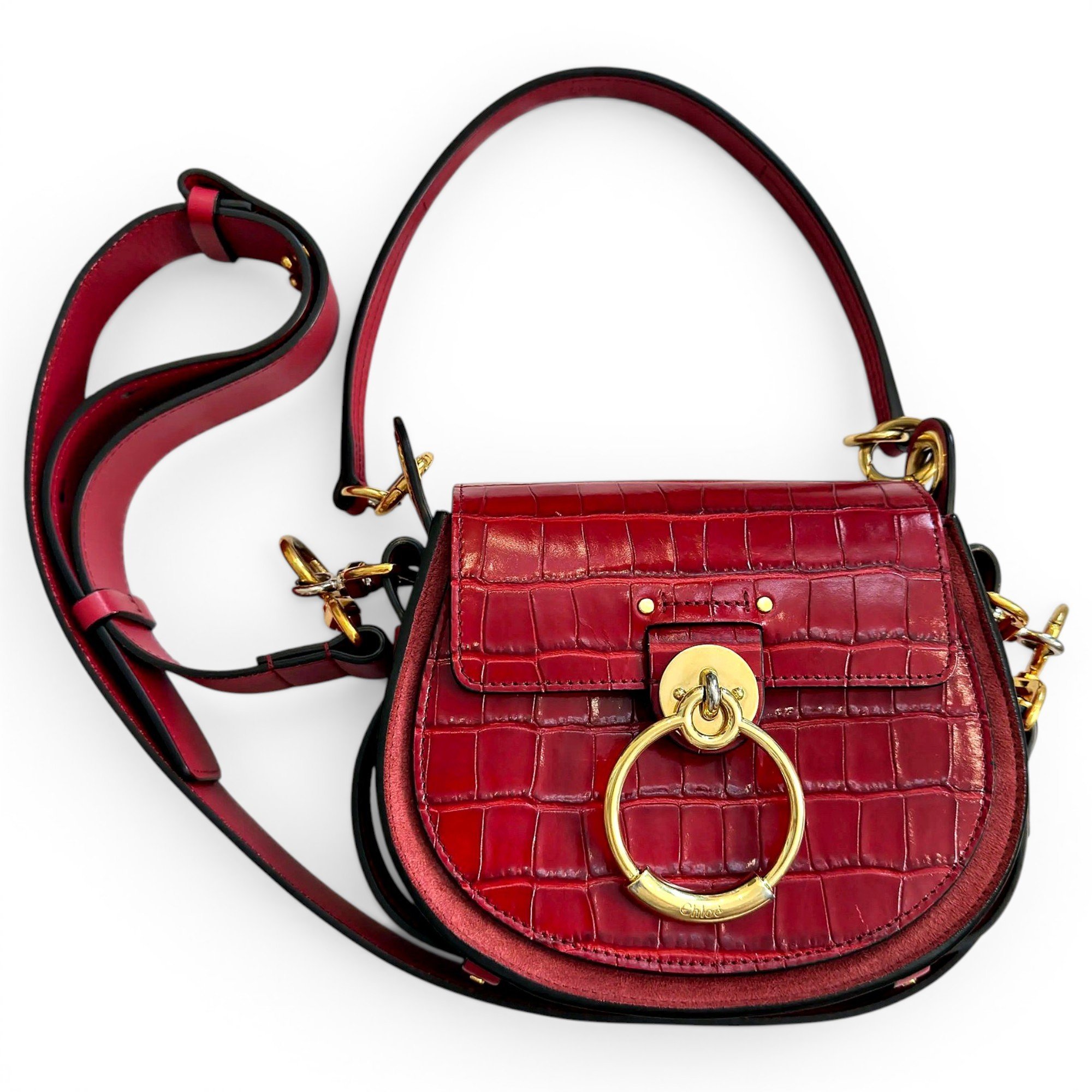 Tess leather handbag