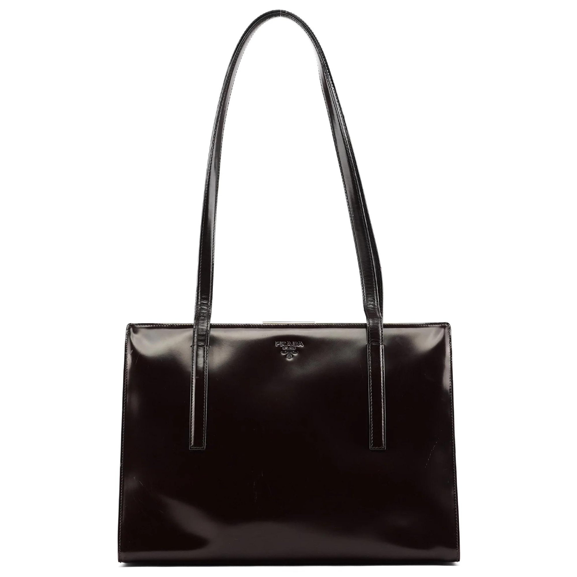 Re-Edition 1995 patent leather tote