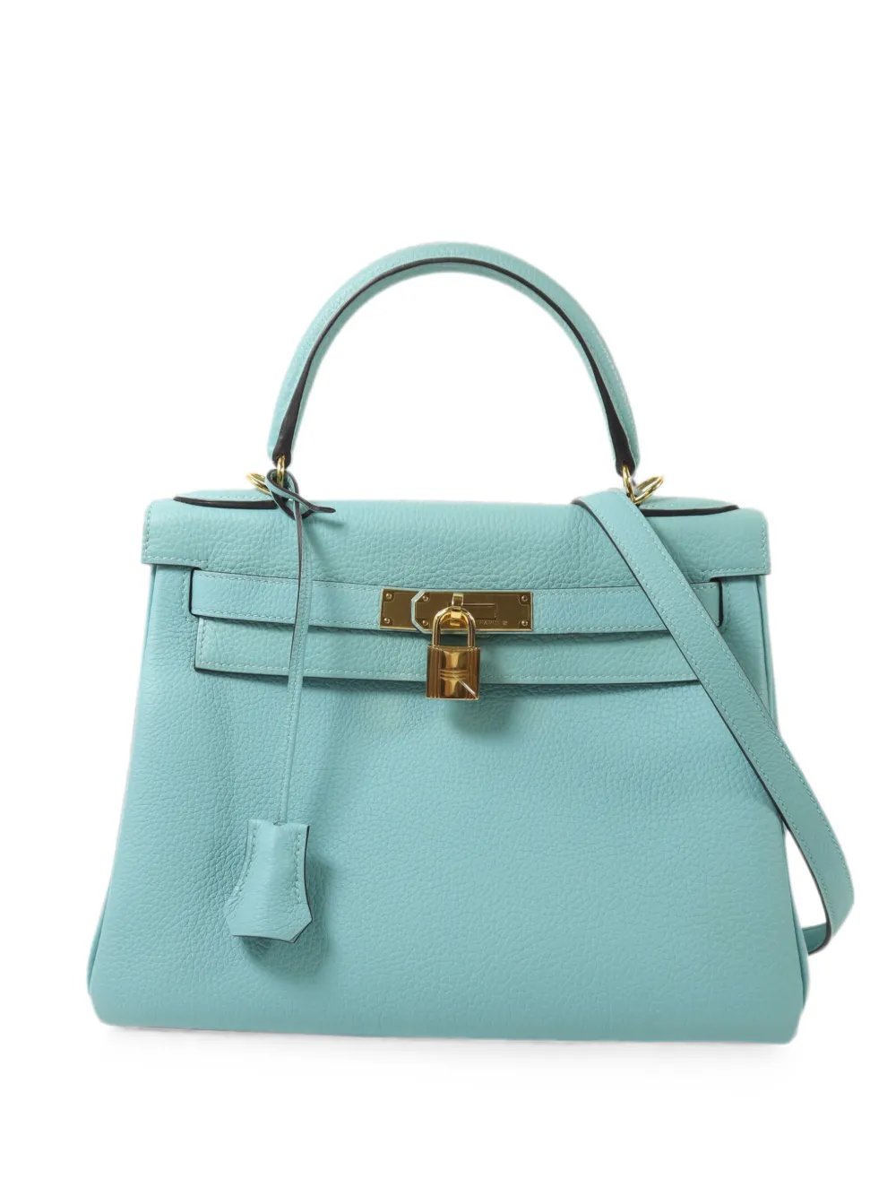 Hermes Kelly 28 leather tote bag