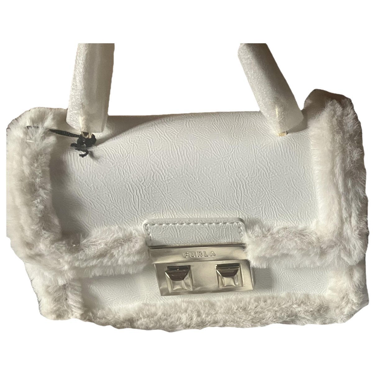 Furla Metropolis faux fur crossbody bag