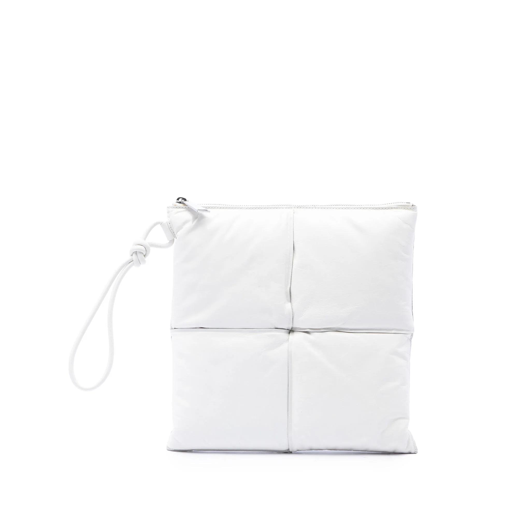 Pouch leather handbag
