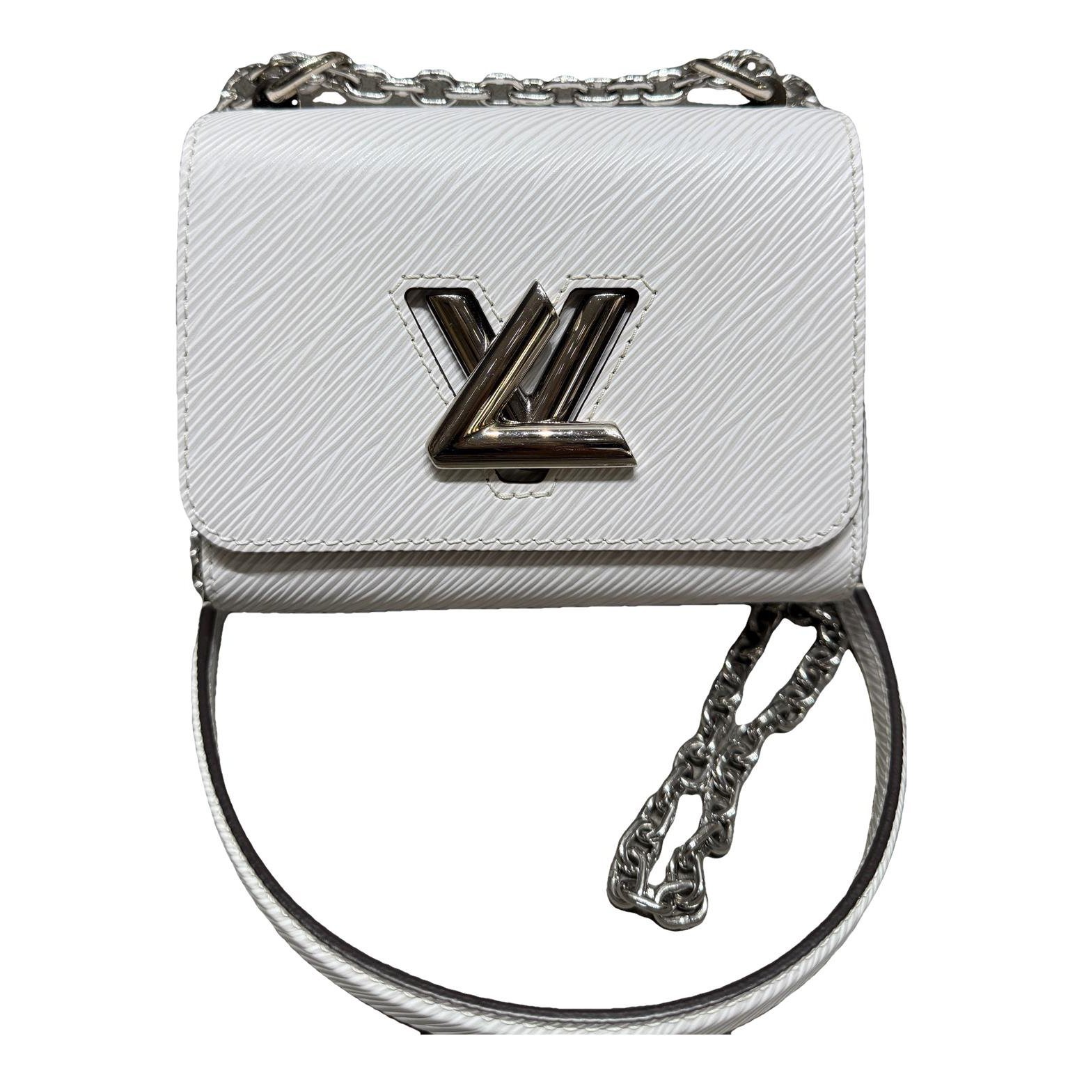Twist leather handbag
