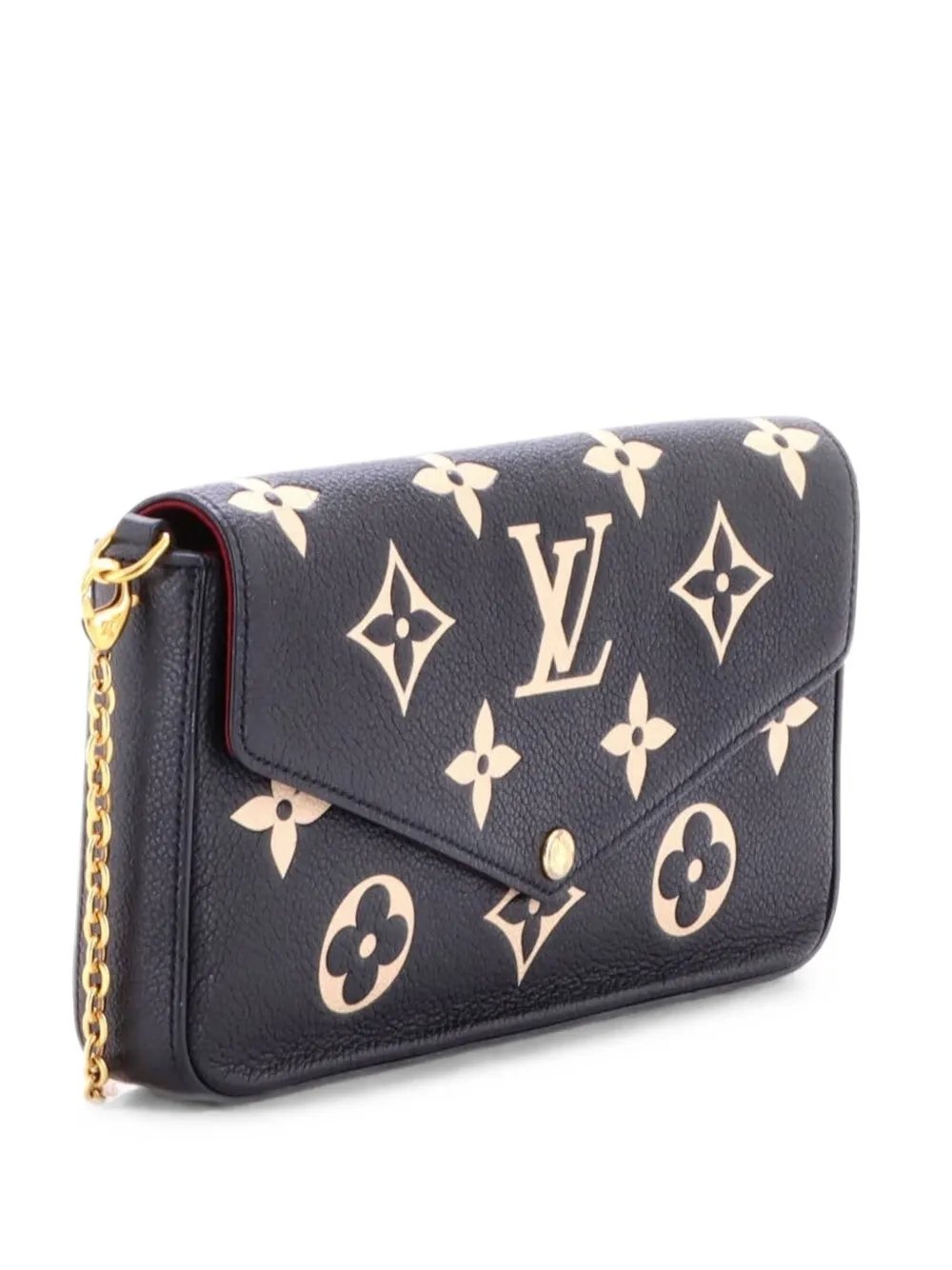 Louis Vuitton Felicie Pochette Bicolor Monogram Empreinte Giant crossbody bag