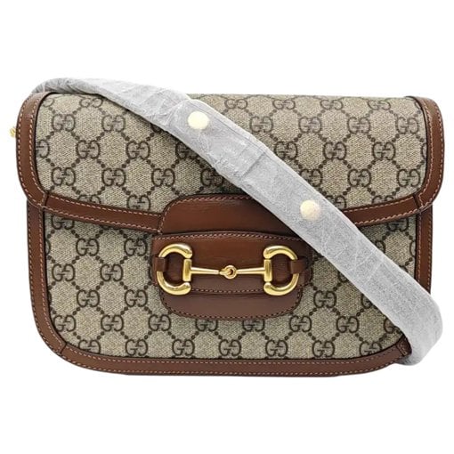 Handle Horsebit 1955 leather crossbody bag