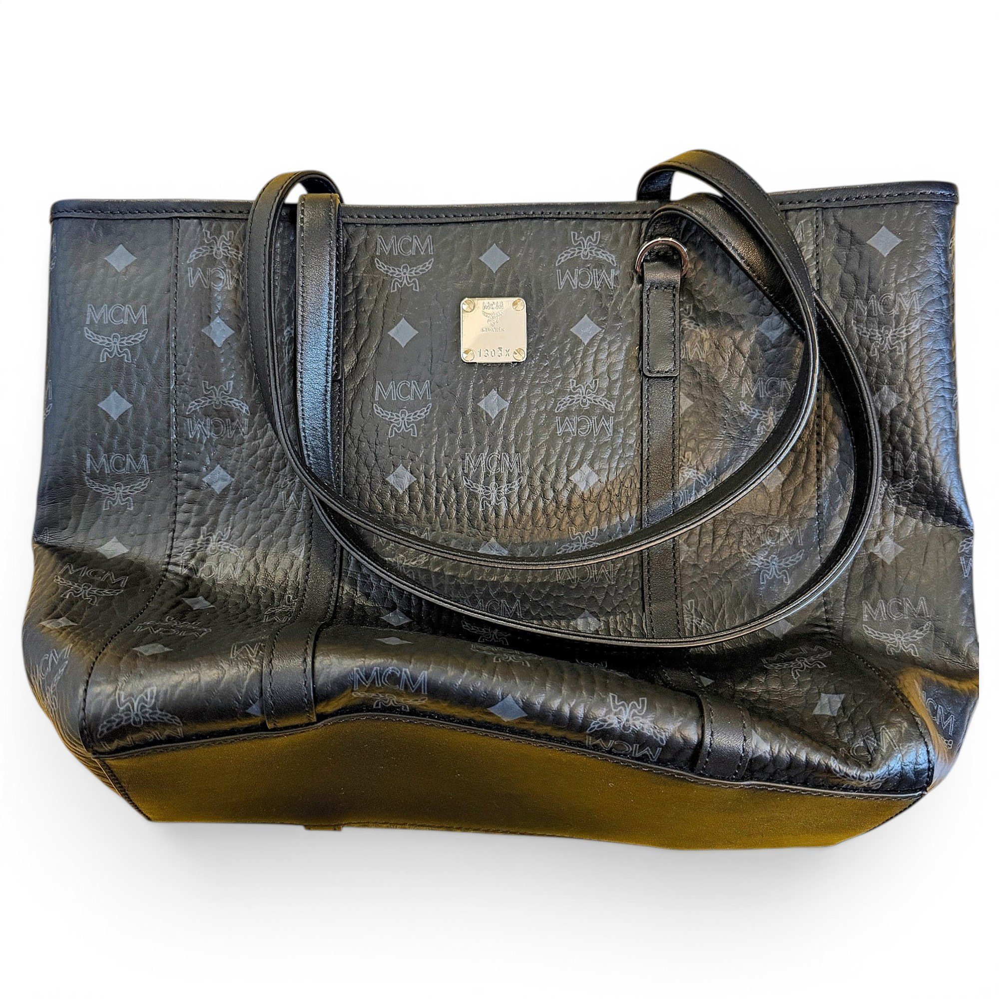 Leather tote