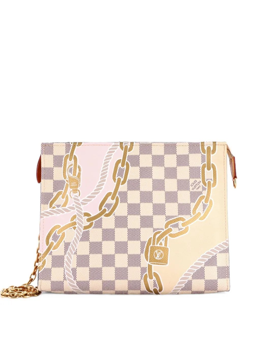 Louis Vuitton Toiletry Pouch on Chain Limited Edition Nautical Damier clutch bag